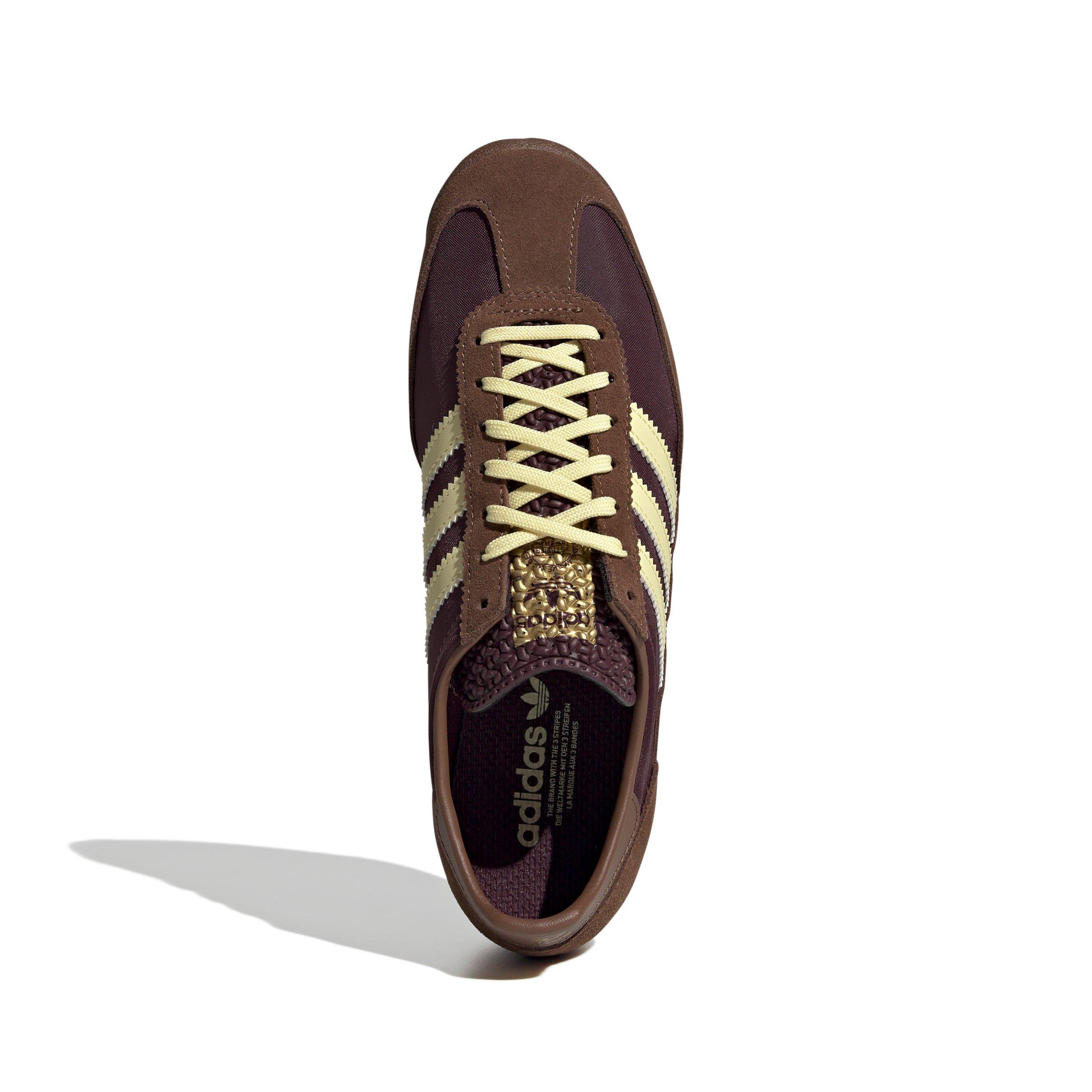 adidas Originals SL 72 OG "Maroon/Almost Yellow/Preloved Brown" Women's Shoe - MAROON/YELLOW/BROWN Thumbnail View 5