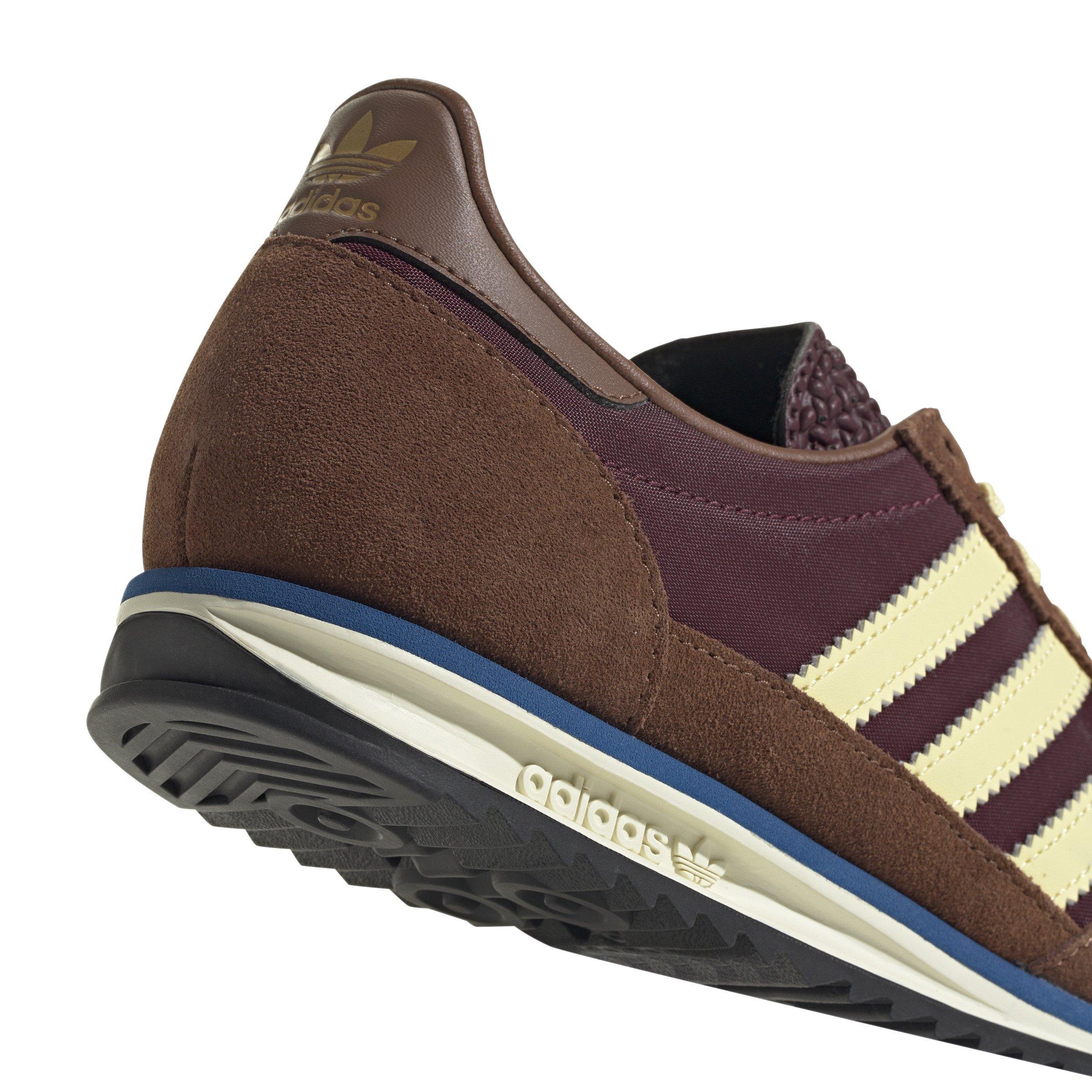 adidas Originals SL 72 OG "Maroon/Almost Yellow/Preloved Brown" Women's Shoe - MAROON/YELLOW/BROWN Thumbnail View 8