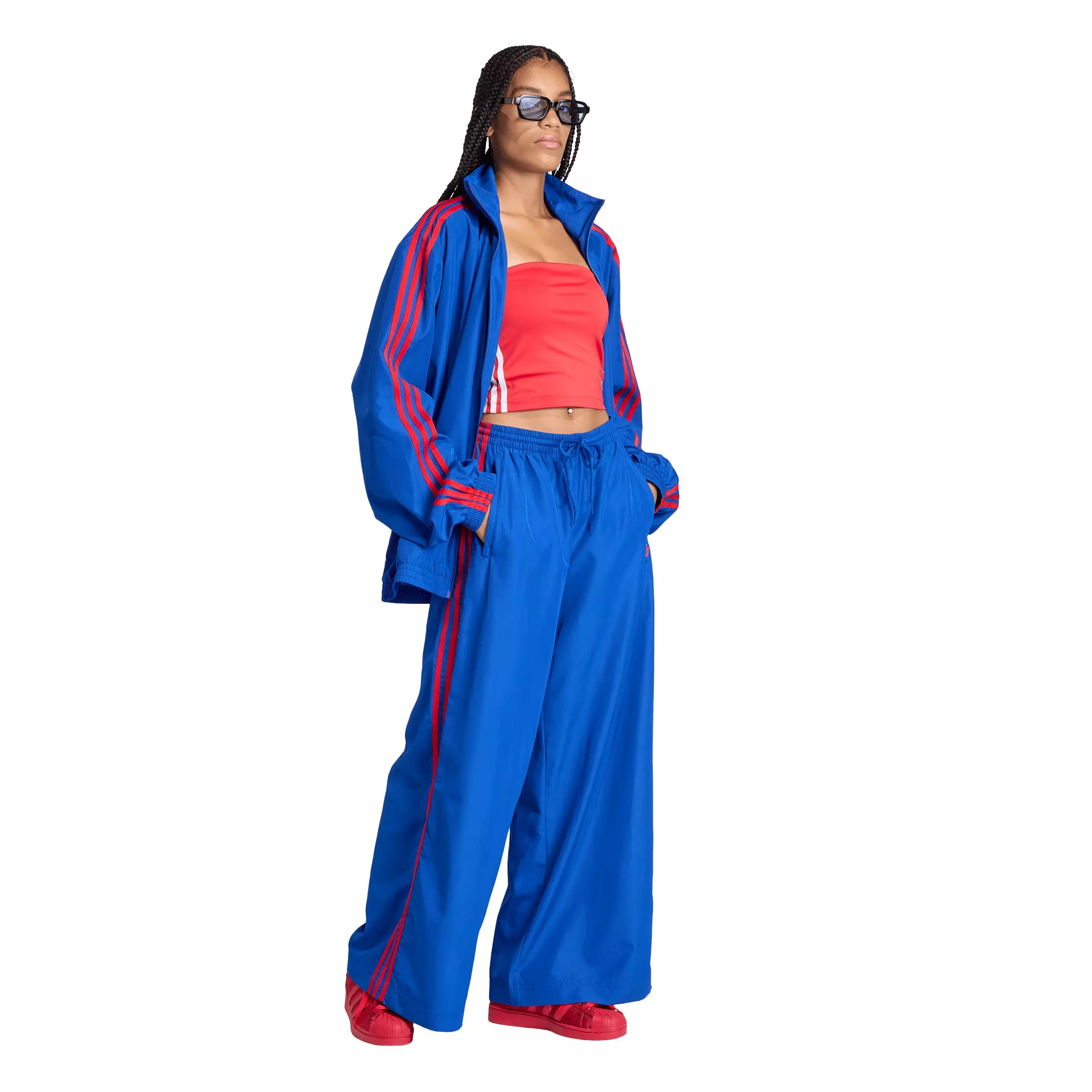 adidas Originals Women's Firebird Adilenium Track Pants - Royal - ROYAL