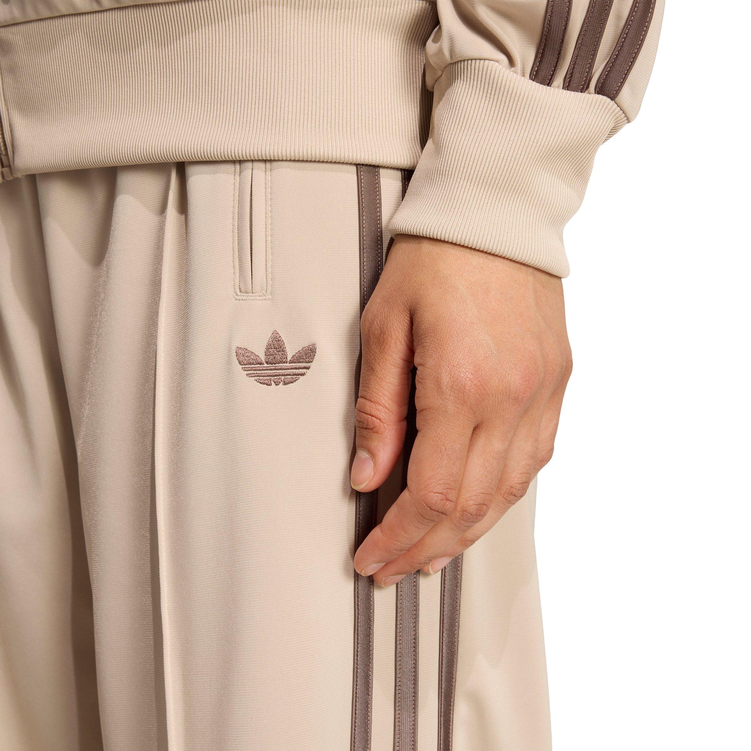 adidas Originals Women's Firebird Loose Fit Track Pants - Khaki - KHAKI Thumbnail View 3