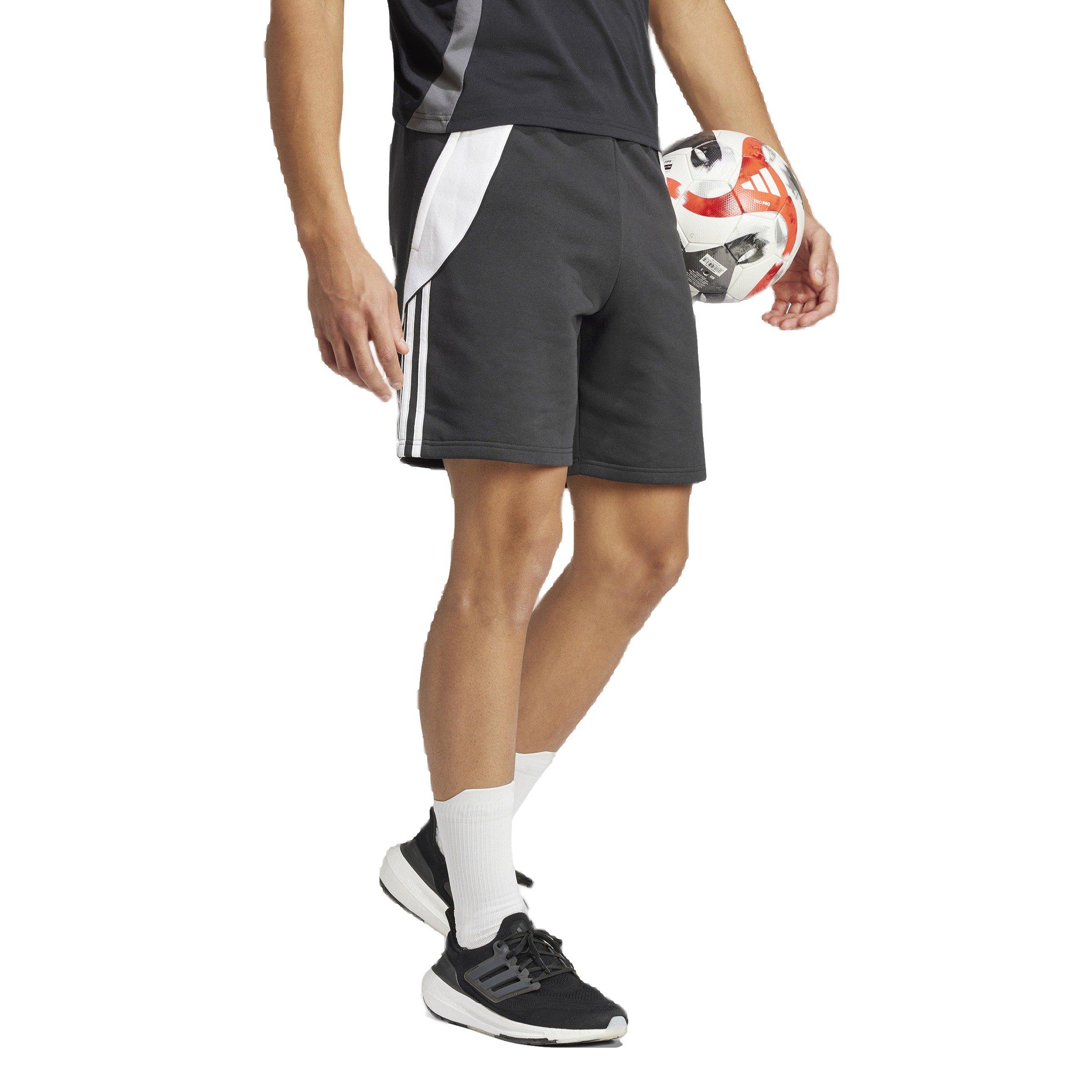 adidas Men's Tiro 24 Soccer Sweat Shorts -Black - BLACK Thumbnail View 3