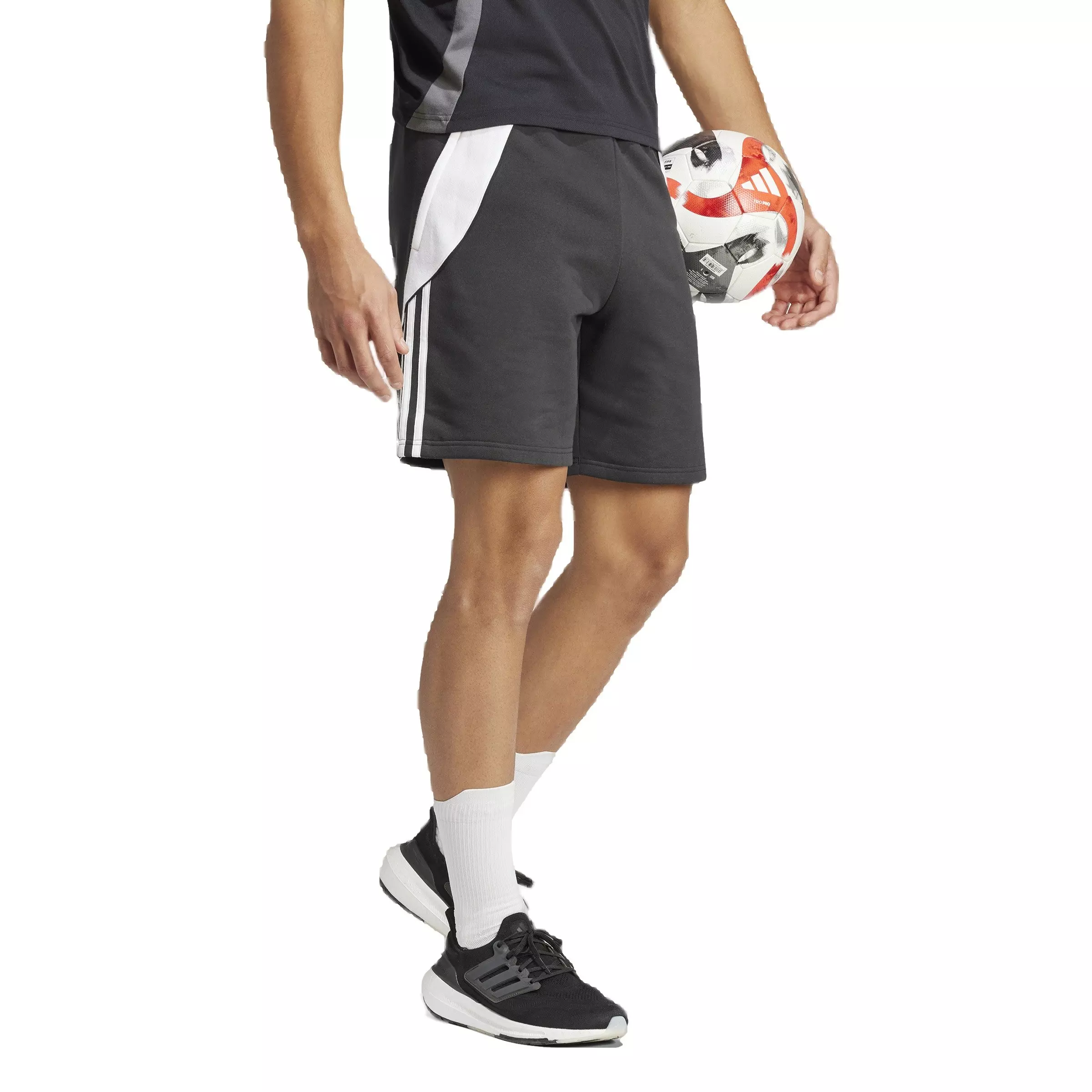 adidas Men's Tiro 24 Soccer Sweat Shorts -Black - BLACK