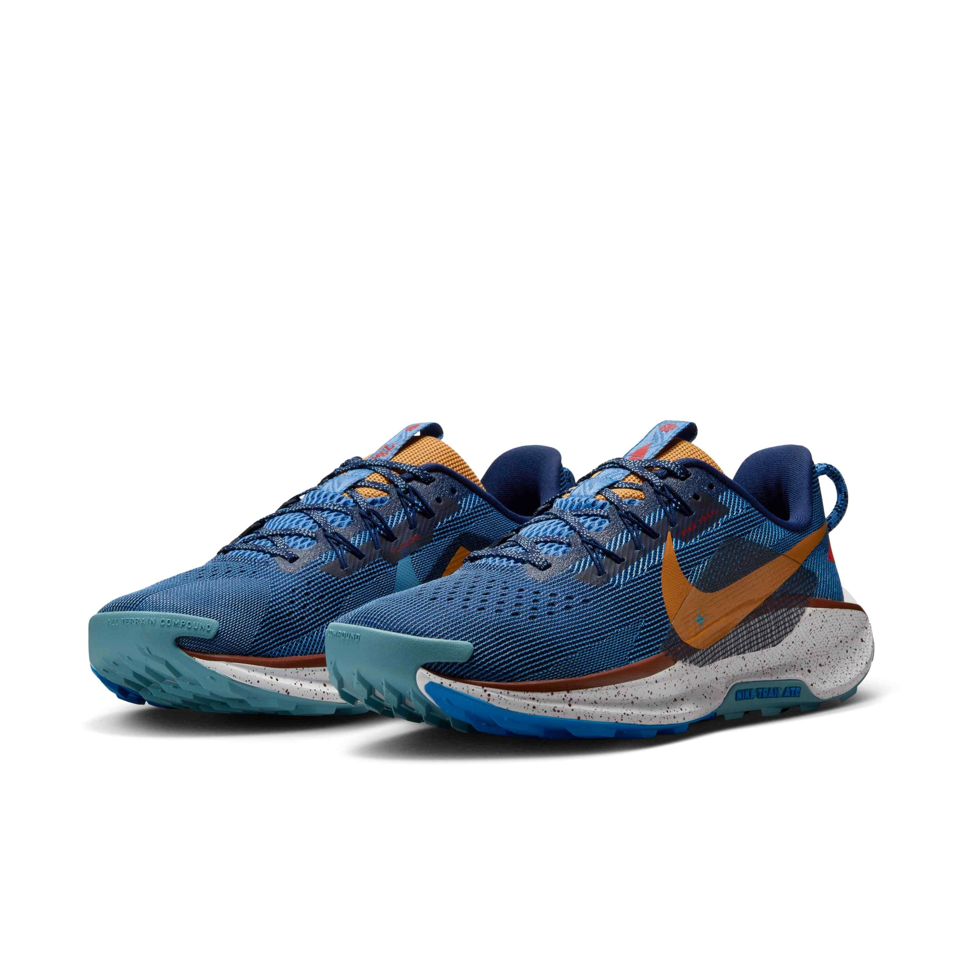 Nike Pegasus Trail 5 "Blue Void/Blue Beyond/Photo Blue/Monarch" Men's Trail Running Shoe - BLUE/BLUE/BLUE/MONARCH Thumbnail View 4