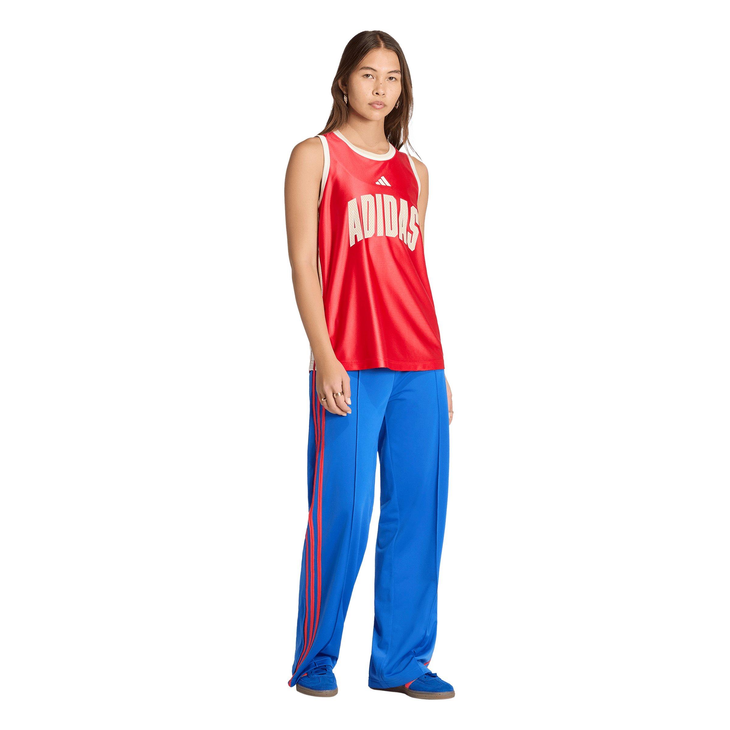 adidas Originals Women's Firebird Loose Fit Track Pants - Blue - BLUE Thumbnail View 5