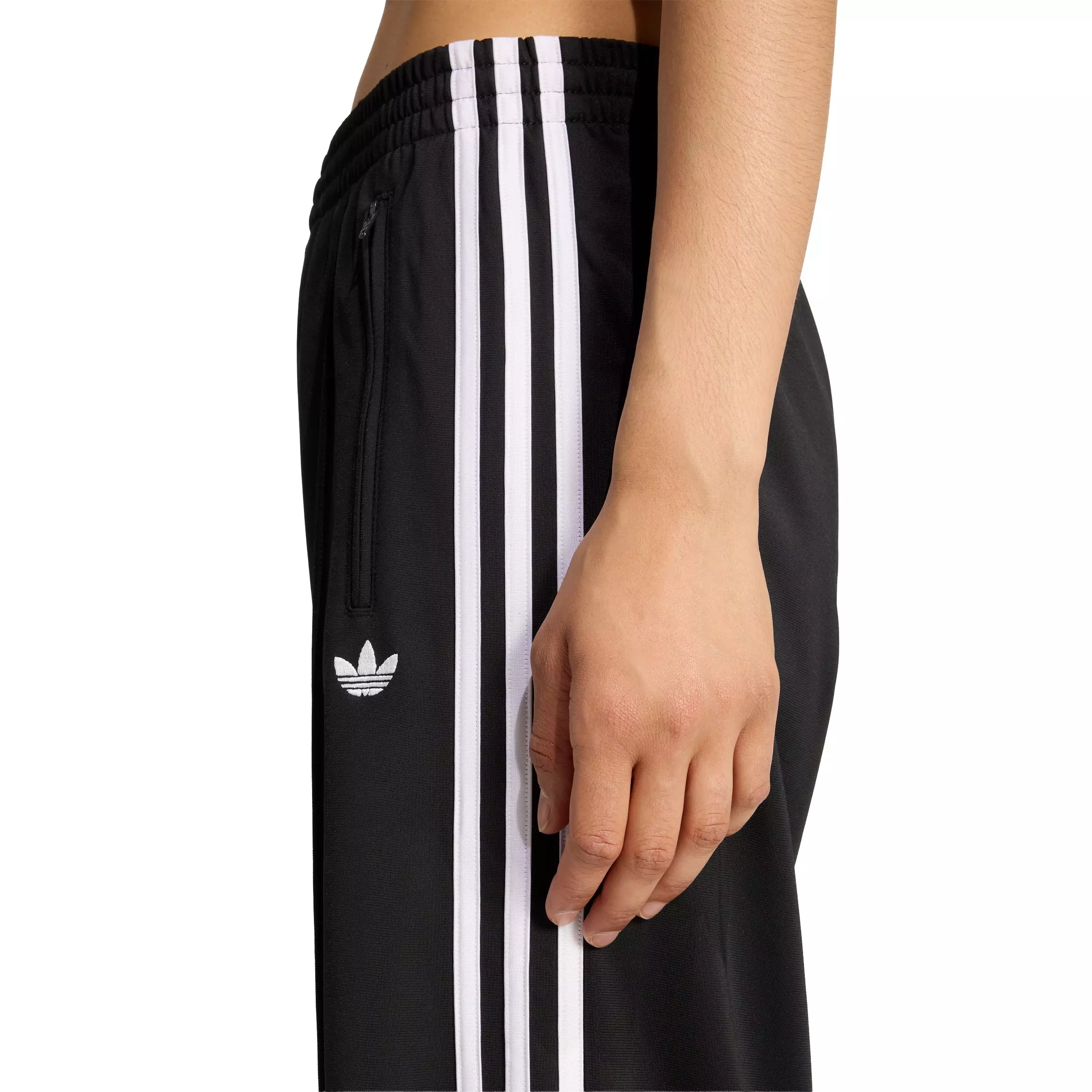 adidas Originals Women's Firebird Loose Fit Track Pants - Black - BLACK