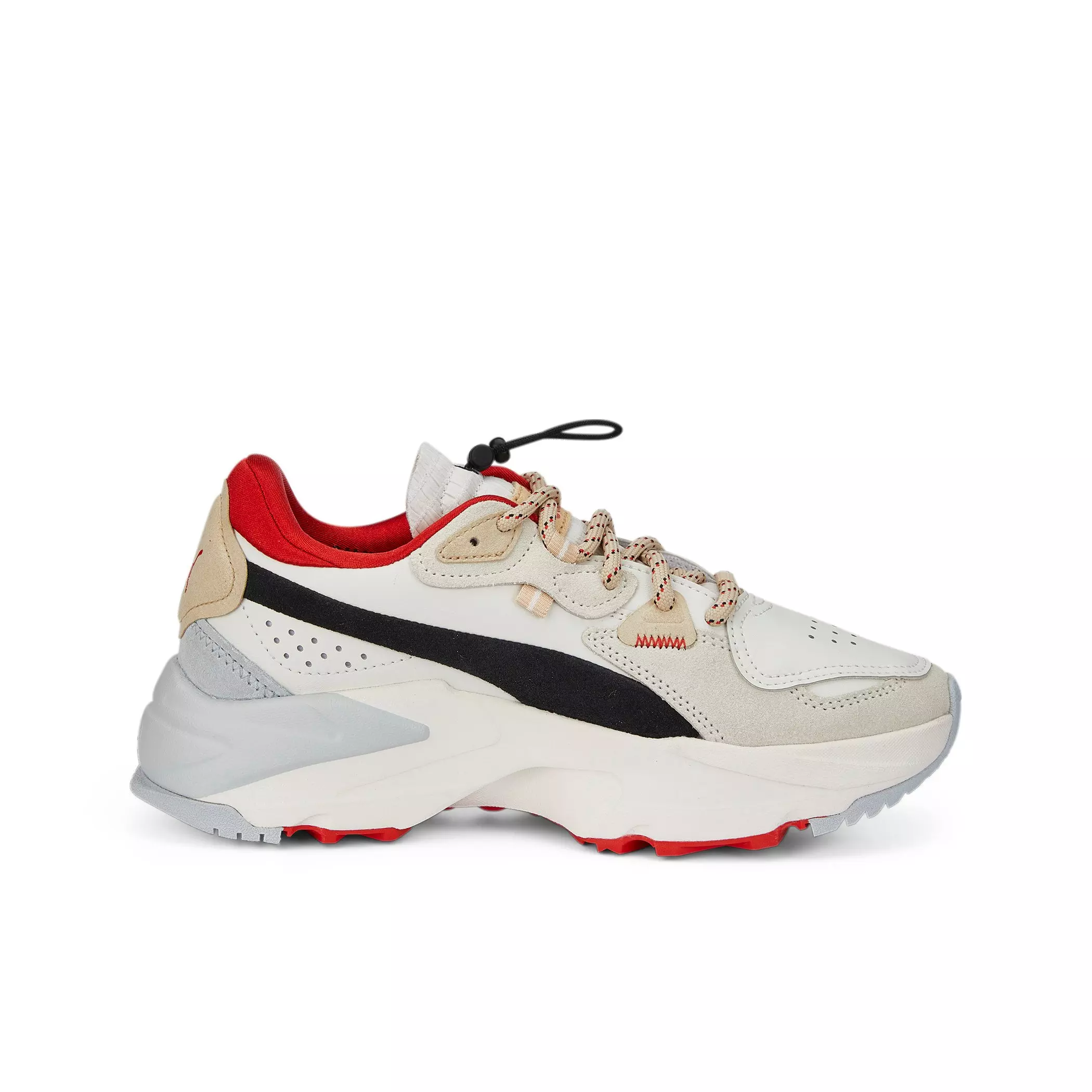 PUMA Orkid Retro Grade "Vaporous Grey/Burnt Red" Women's Shoe - GREY/RED