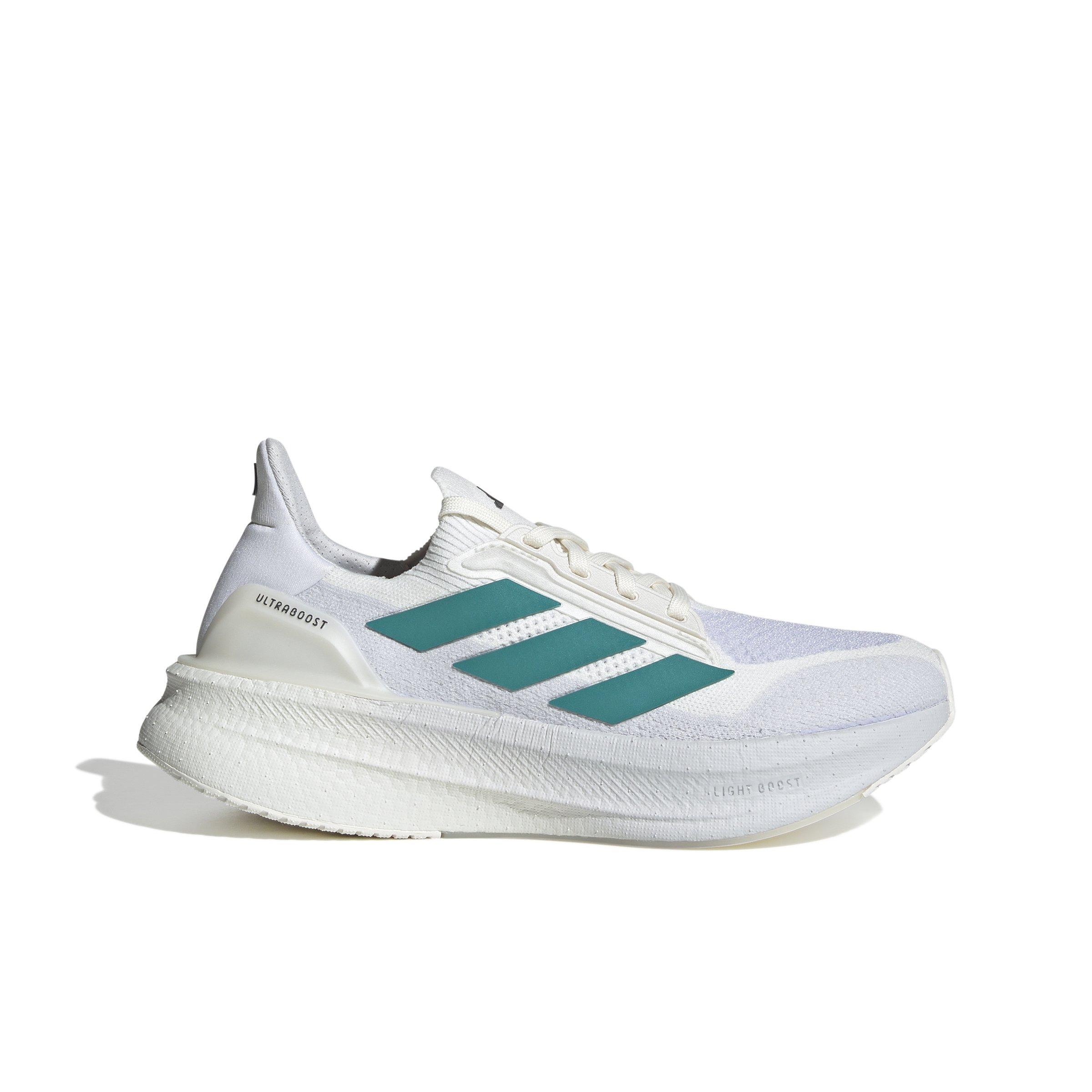 adidas Ultraboost 5x "Core White/Pure Teal/Grey Six" Women's Running Shoe - WHITE/TEAL/GREY Thumbnail View 1