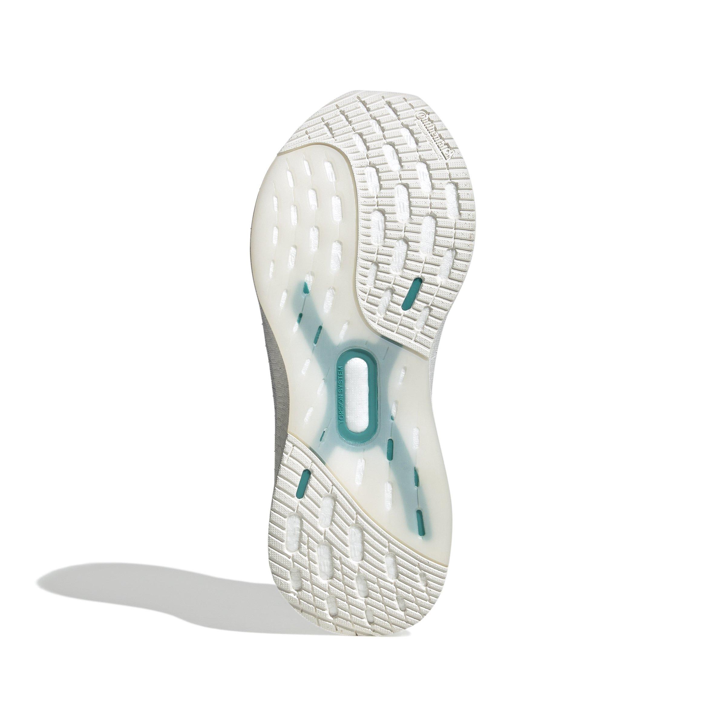 adidas Ultraboost 5x "Core White/Pure Teal/Grey Six" Women's Running Shoe - WHITE/TEAL/GREY Thumbnail View 6