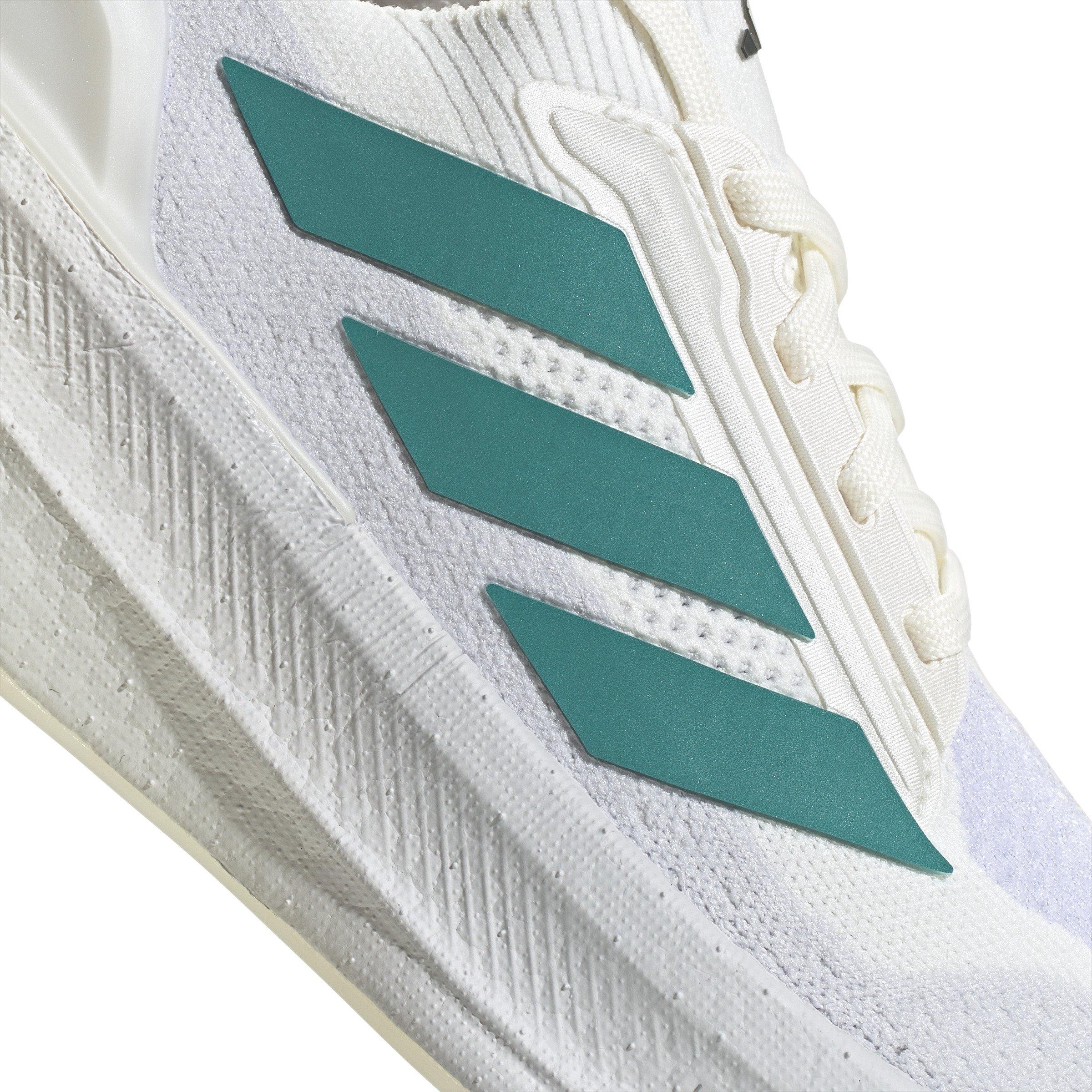 adidas Ultraboost 5x "Core White/Pure Teal/Grey Six" Women's Running Shoe - WHITE/TEAL/GREY Thumbnail View 8