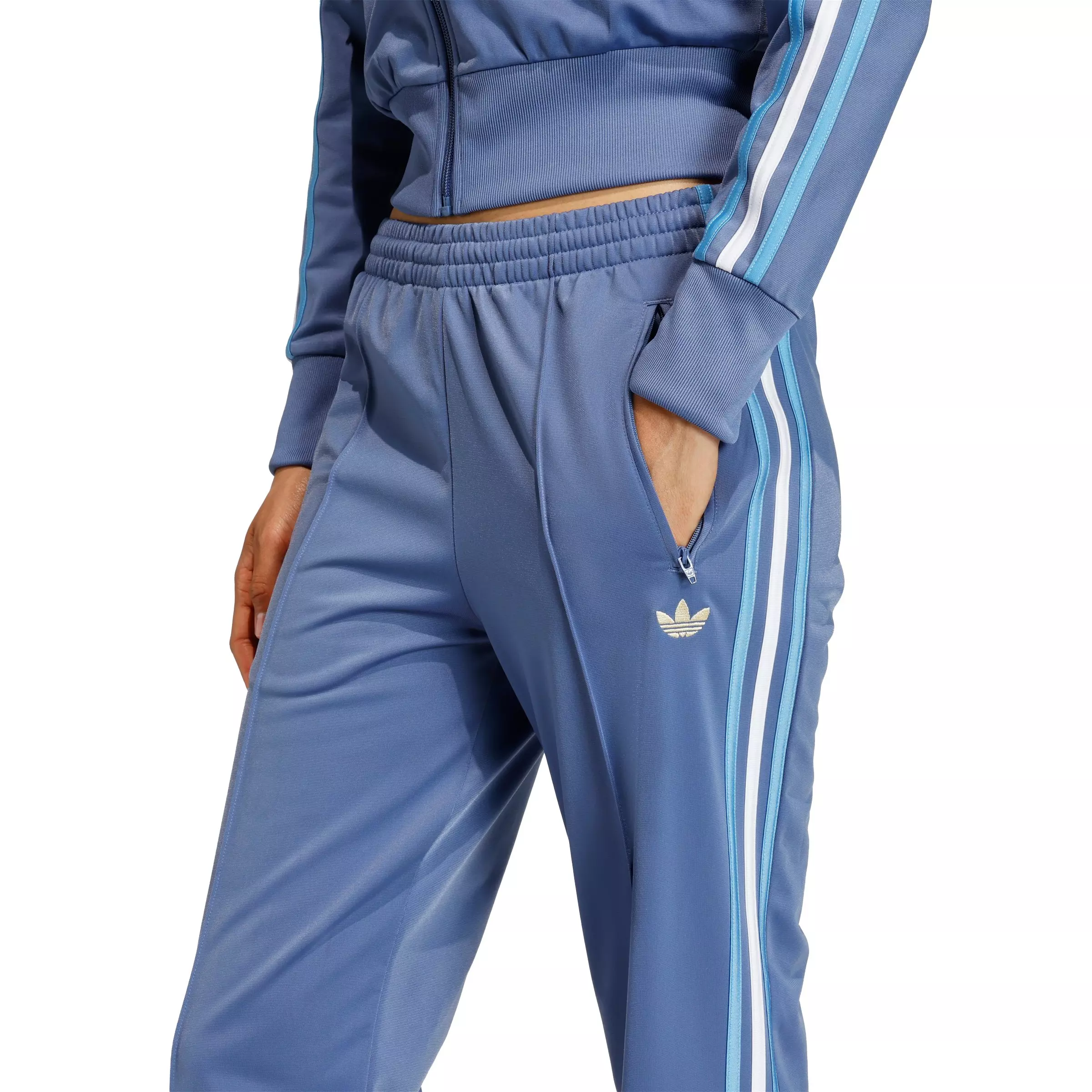 adidas Originals Women's Firebird Classic Track Pants - Blue - BLUE