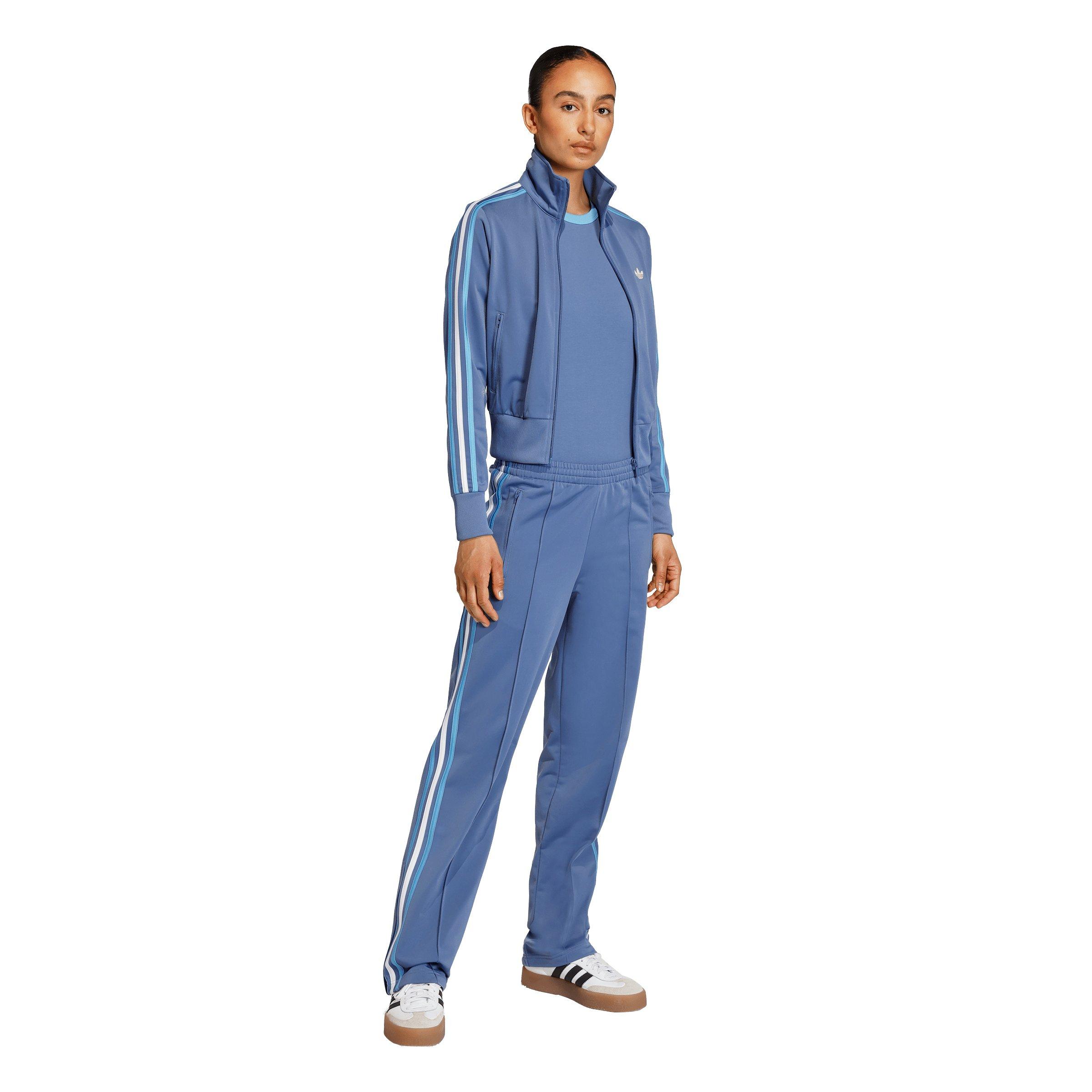 adidas Originals Women's Firebird Classic Track Pants - Blue - BLUE Thumbnail View 5