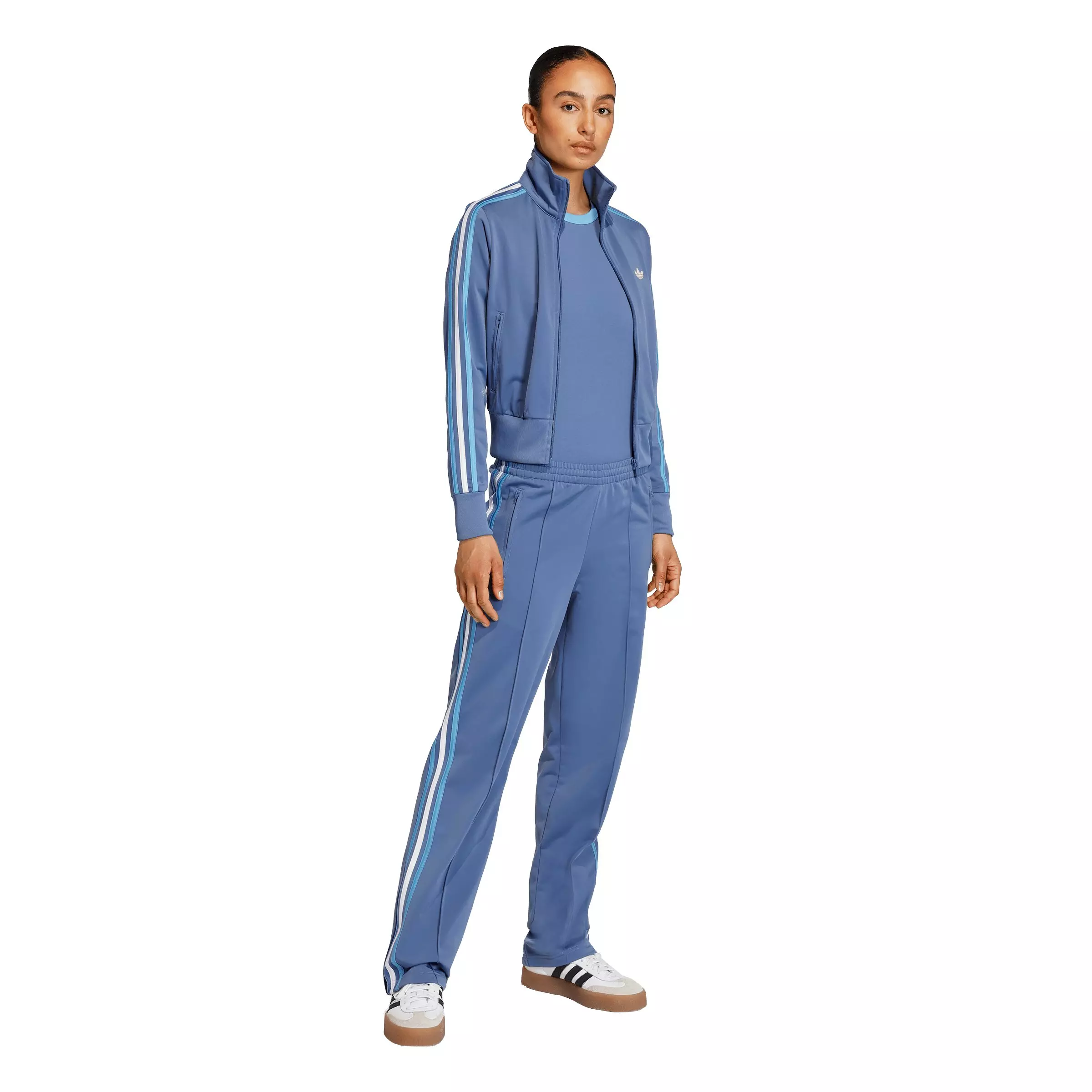 adidas Originals Women's Firebird Classic Track Pants - Blue - BLUE