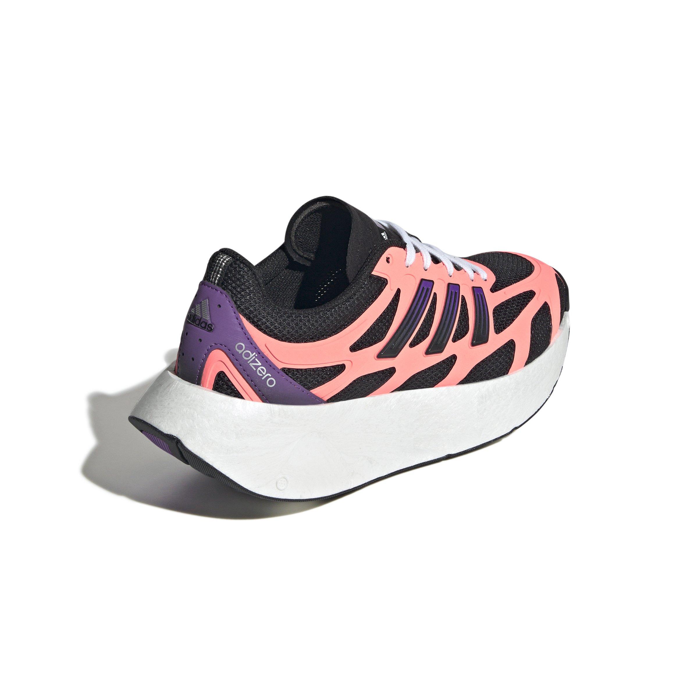 adidas Originals Adizero Aruku "Core Black/Active Purple/Signal Coral" Women's Shoe - BLACK/PURPLE/CORAL Thumbnail View 4
