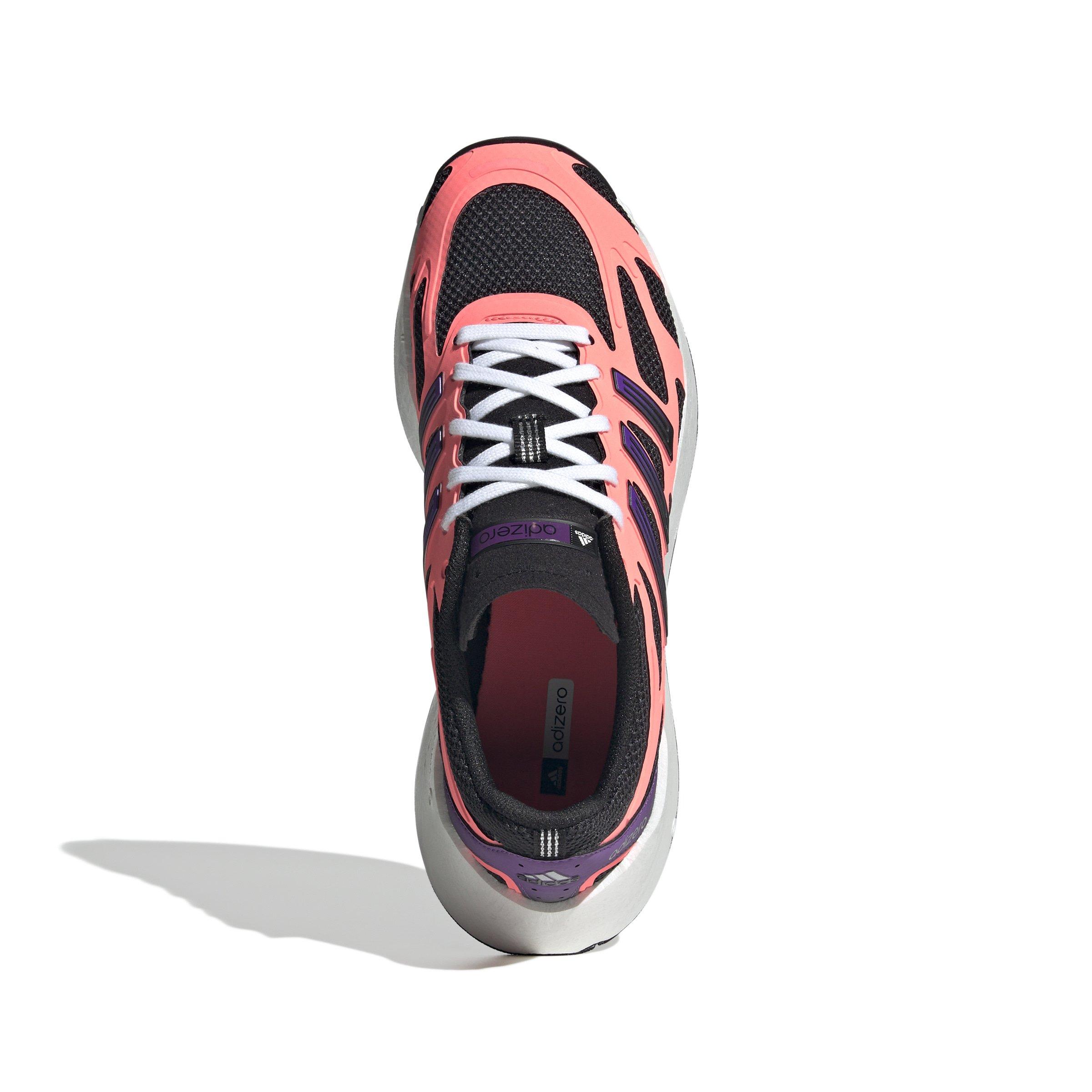 adidas Originals Adizero Aruku "Core Black/Active Purple/Signal Coral" Women's Shoe - BLACK/PURPLE/CORAL Thumbnail View 5