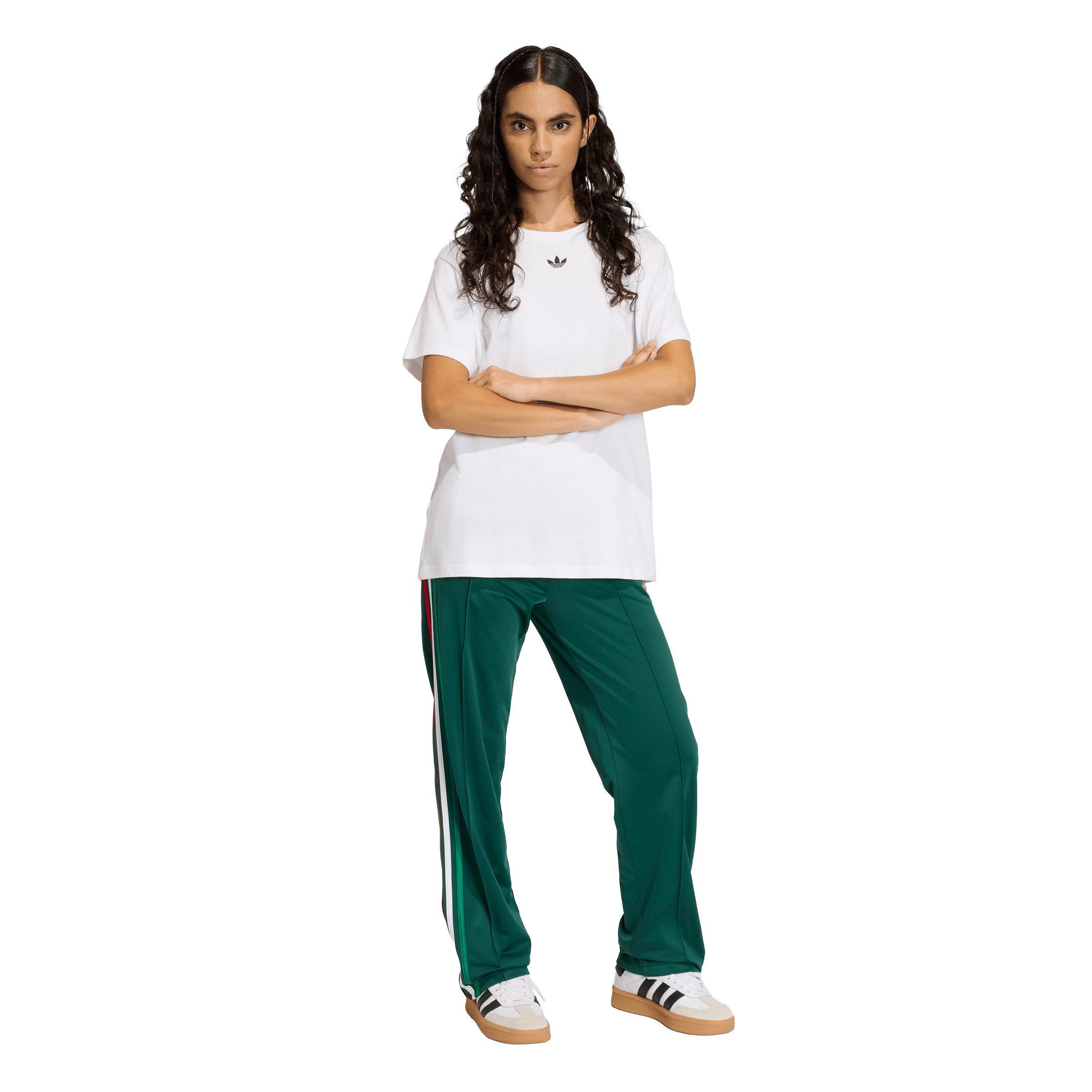 adidas Originals Women's Firebird Classic Track Pants - Dark Green - DARK GREEN Thumbnail View 5