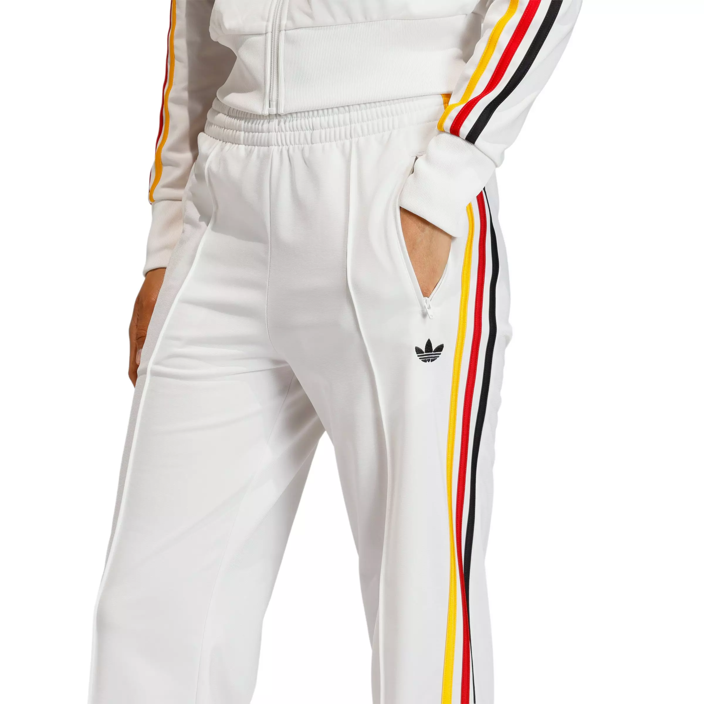 adidas Originals Women's Firebird Classic Track Pants - White - WHITE