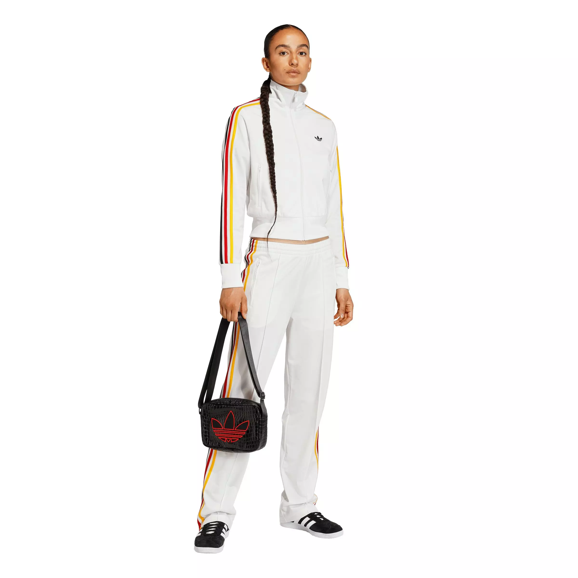 adidas Originals Women's Firebird Classic Track Pants - White - WHITE