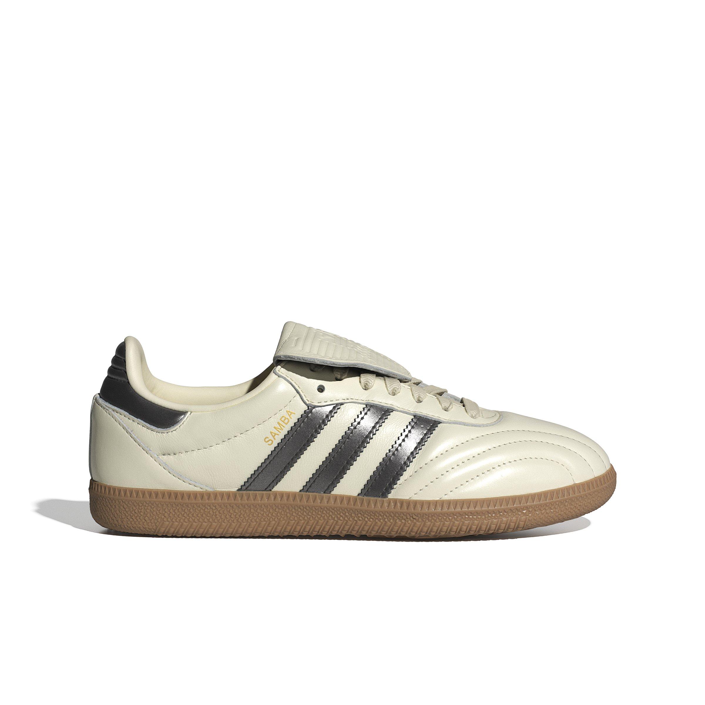 ADIDAS Cream & White Canvas Sneakers w/ Leather Laces, 11.5 Adidas Originals Women main image 3