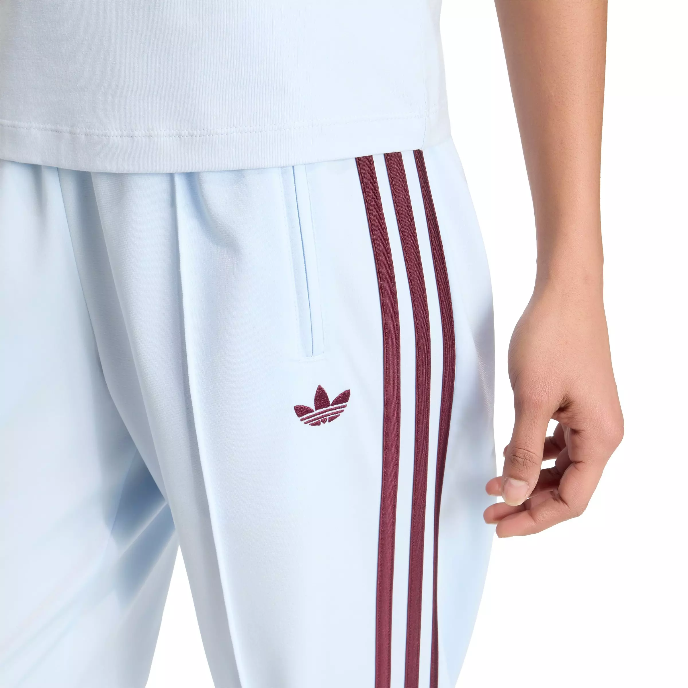 adidas Originals Women's Firebird Classic Track Pants - Light Blue - LIGHT BLUE