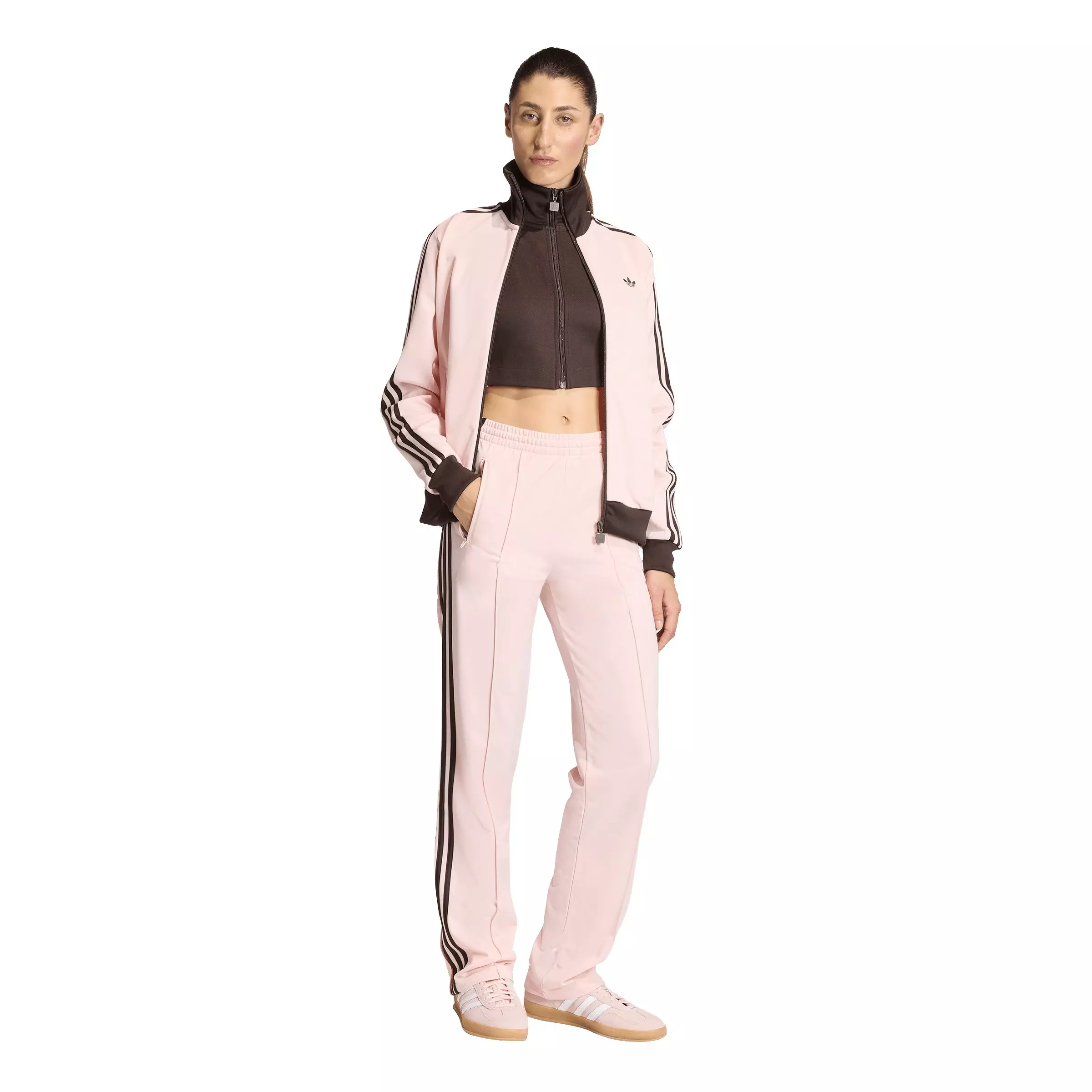 adidas Originals Women's Firebird Classic Track Pants - Pink - PINK