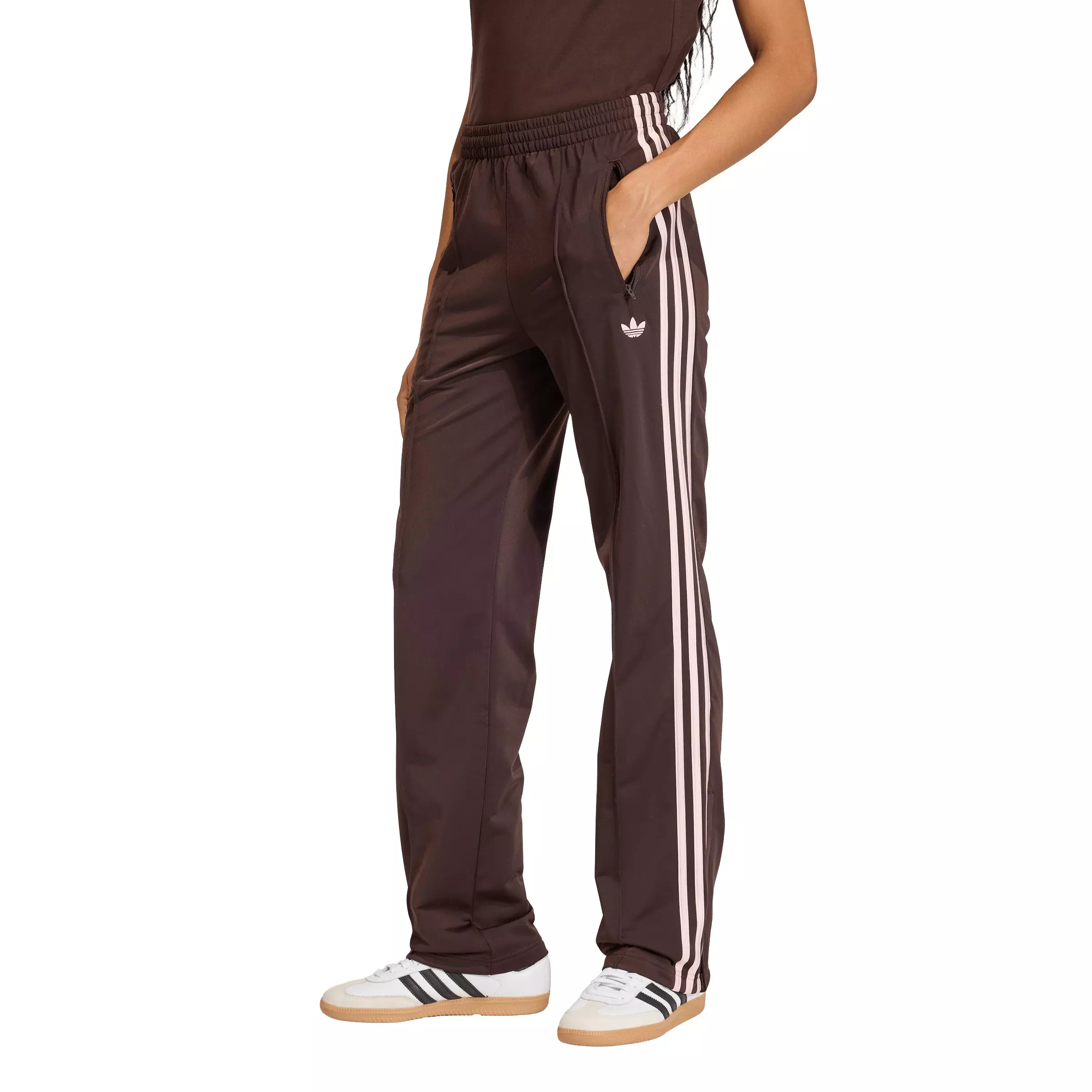 adidas Originals Women's Firebird Classic Track Pants - Brown - BROWN