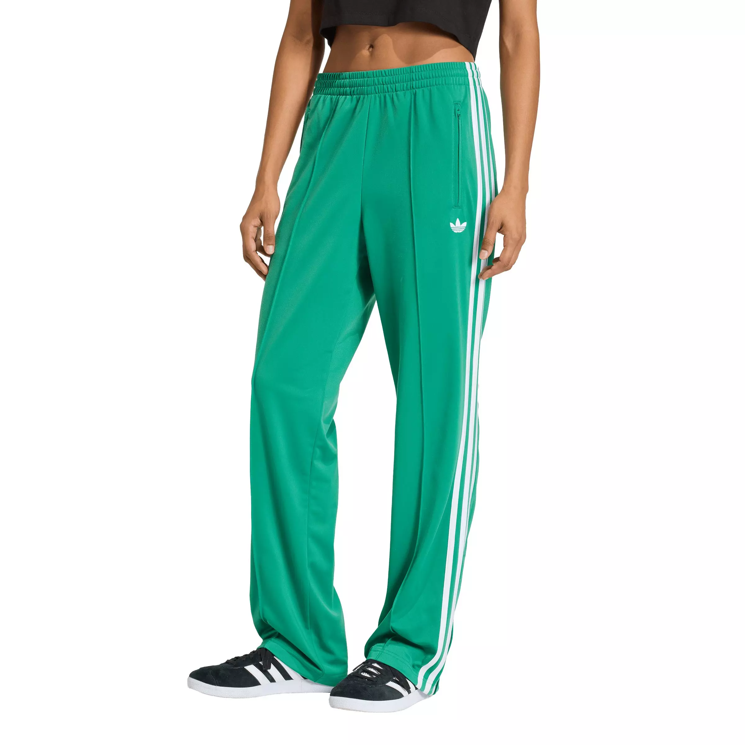 adidas Originals Women's Firebird Classic Track Pants - Green - GREEN