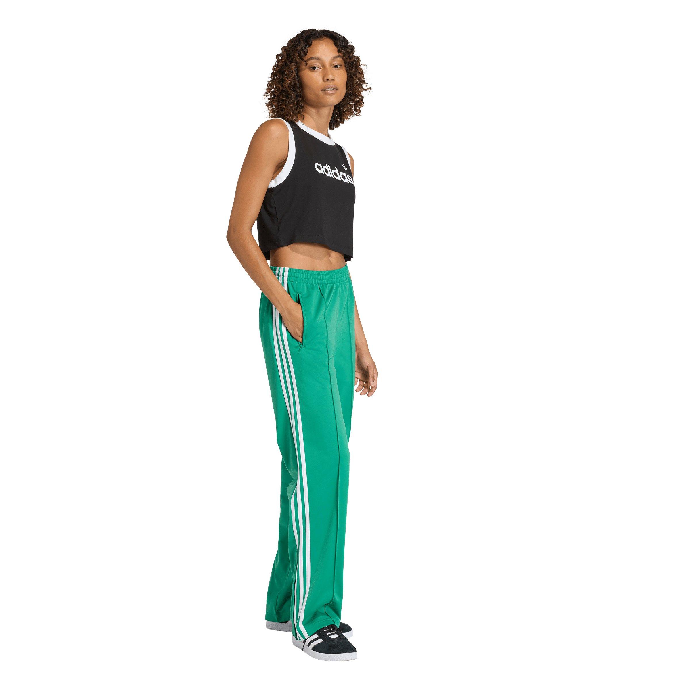 adidas Originals Women's Firebird Classic Track Pants - Green - GREEN Thumbnail View 5