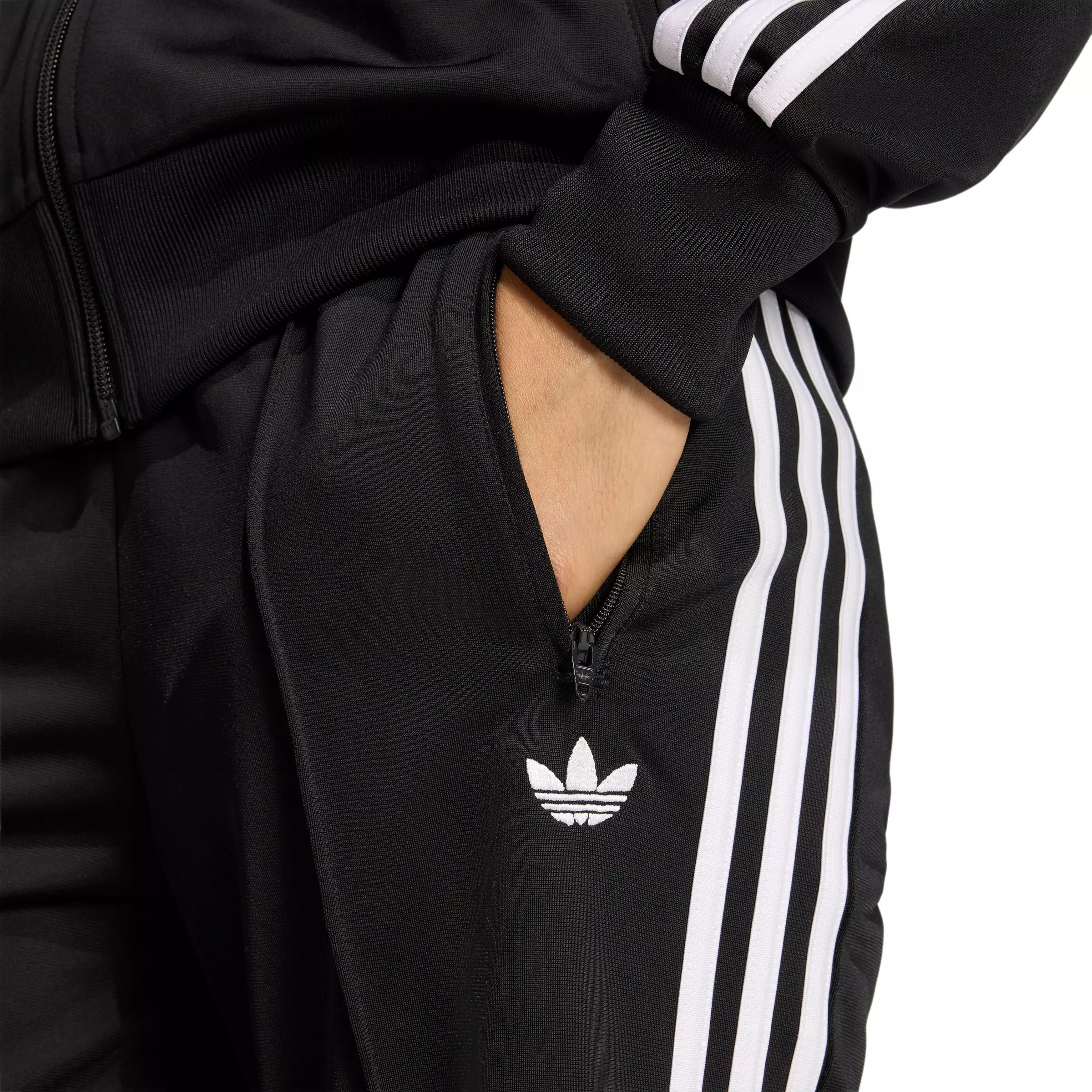 adidas Originals Women's Firebird Classic Track Pants - Black - BLACK