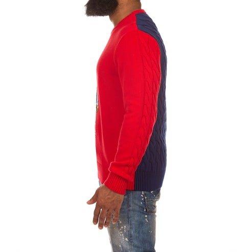 AKOO Men's Slick Bundled Sweater - RED Thumbnail View 5