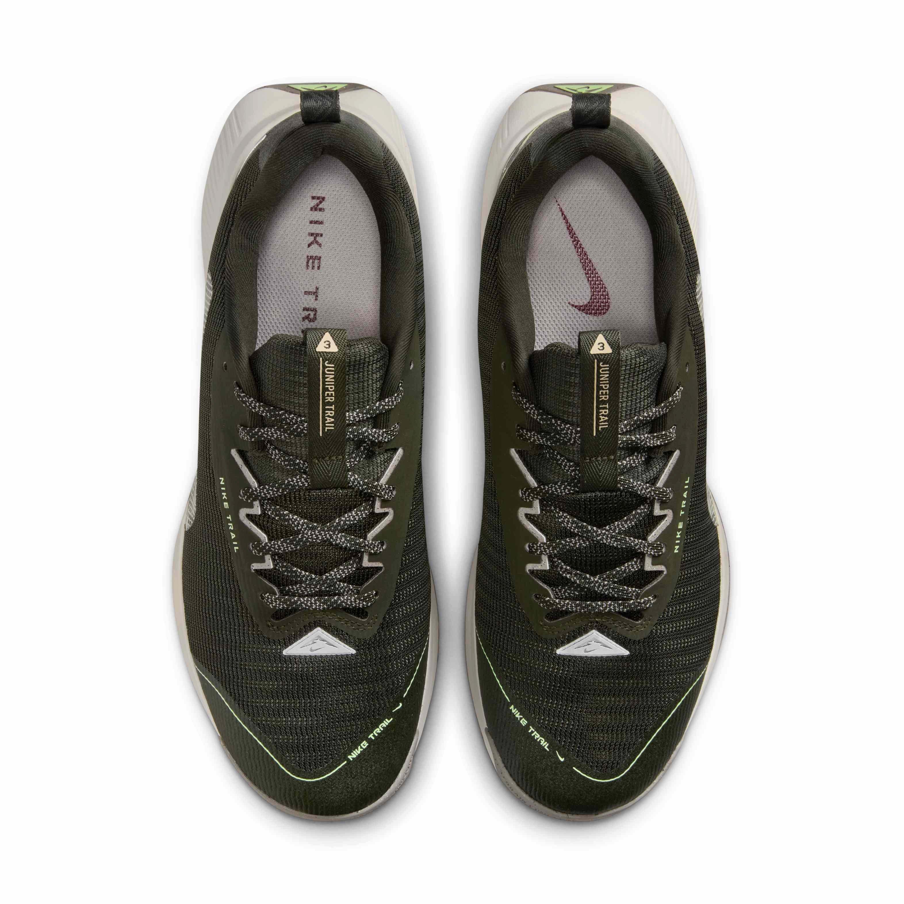 Nike Juniper Trail 3 "Sequoia/College Grey/White Onyx/Summit White" Men's Trail Running Shoe - SEQUOIA/GREY/WHITE/WHITE Thumbnail View 4