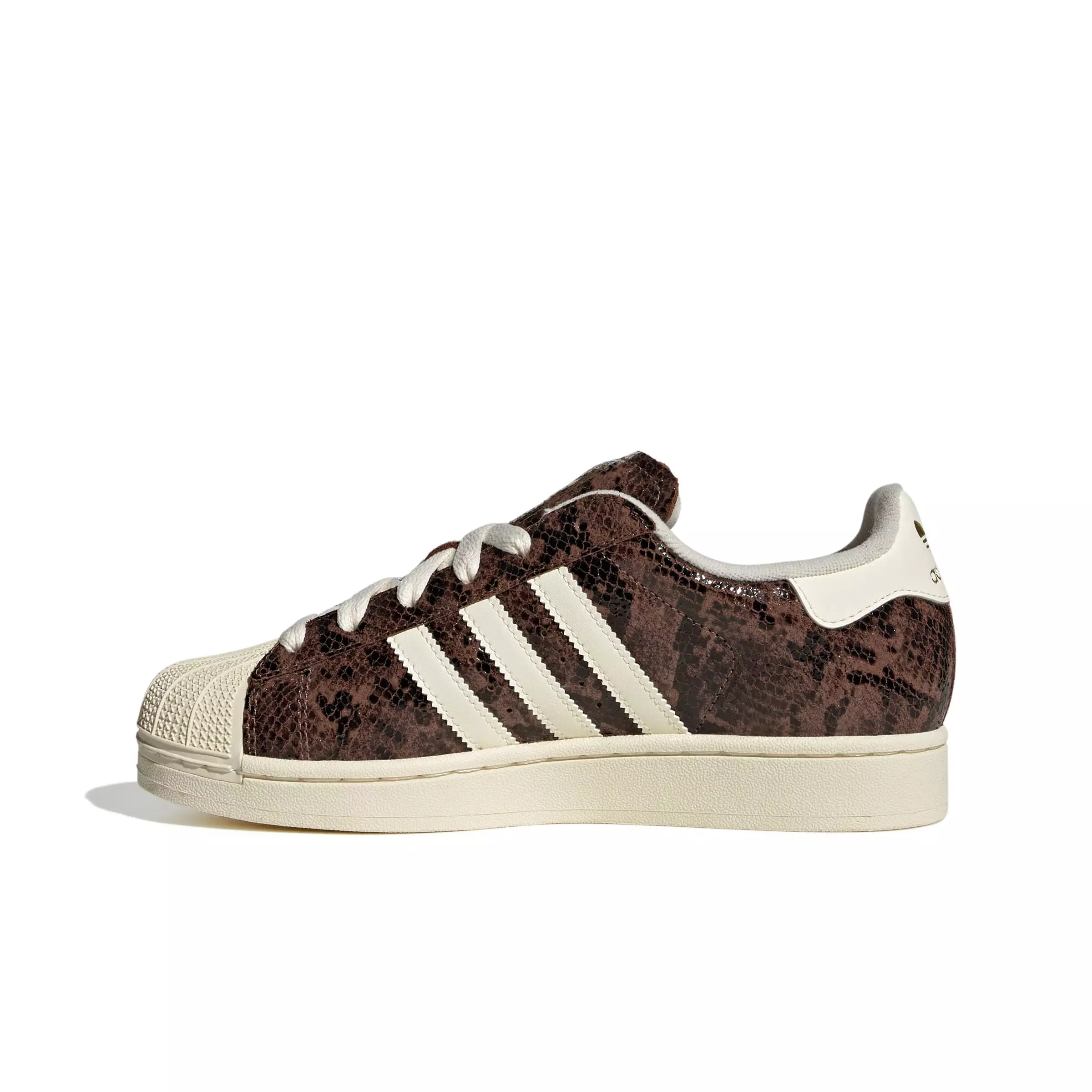 adidas Originals Superstar II "Preloved Brown/Cream White/Alumina" Women's Shoe - BROWN/WHITE/ALUMINA