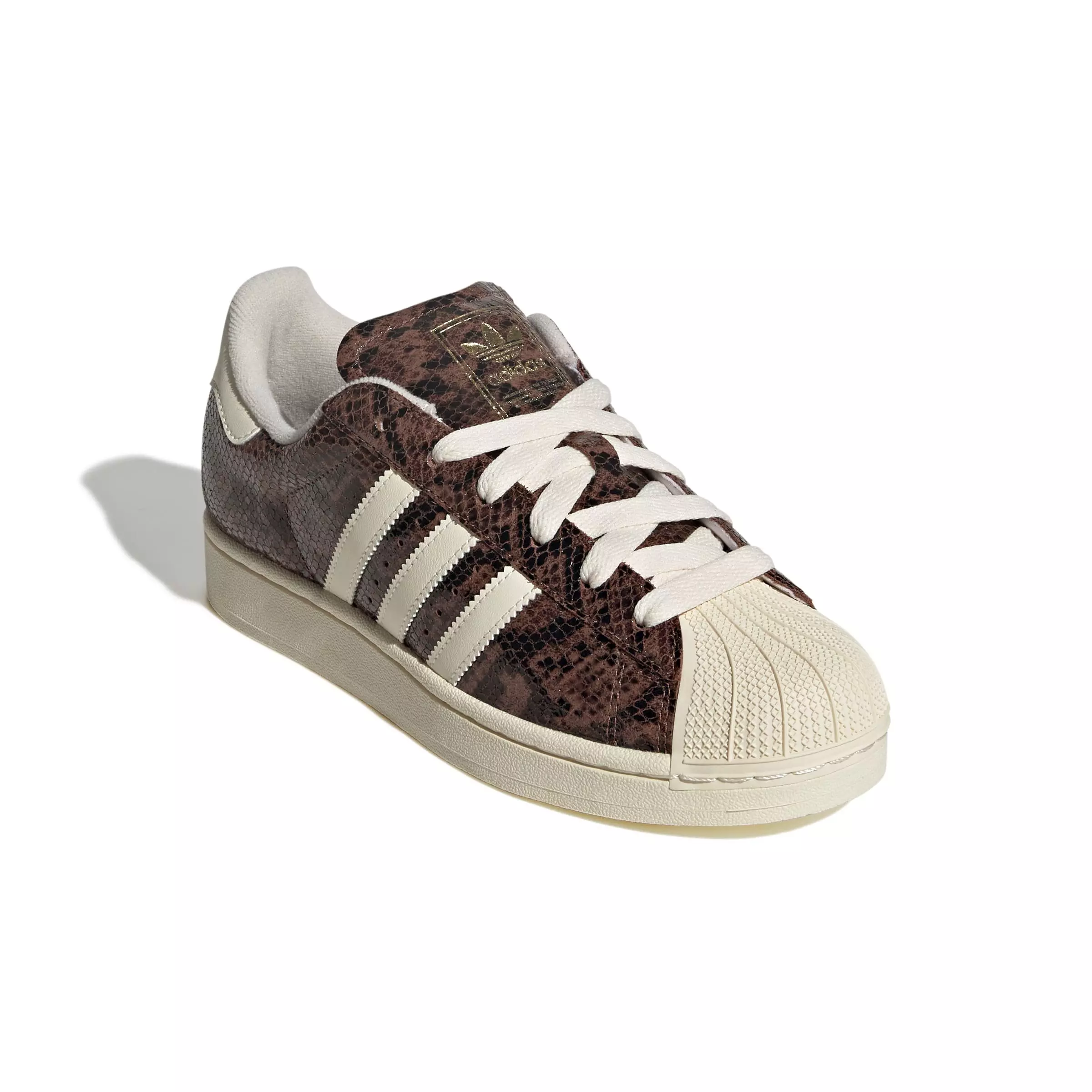 adidas Originals Superstar II "Snakeskin Print" Women's Shoe - BROWN/WHITE/ALUMINA