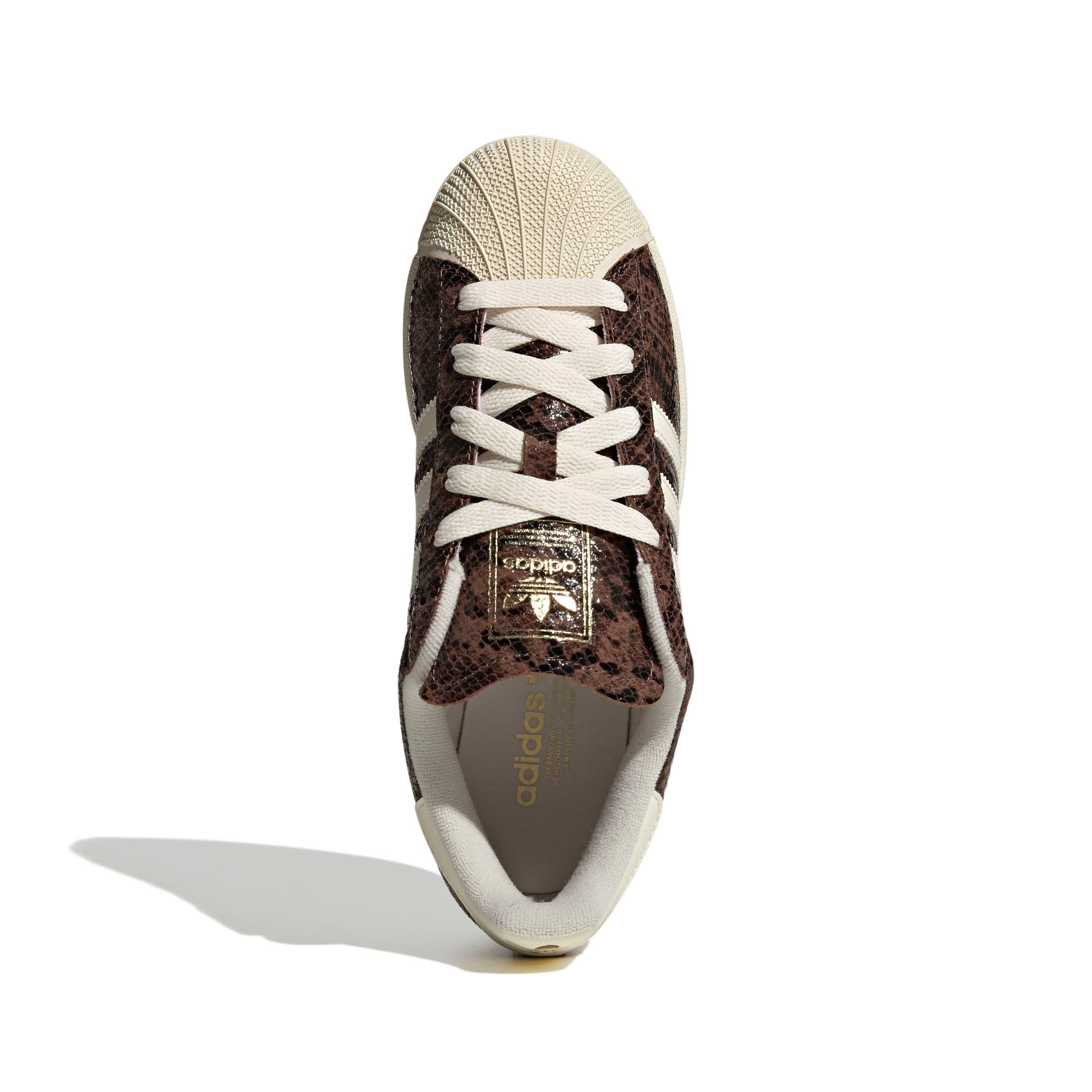 adidas Originals Superstar II "Snakeskin Print" Women's Shoe - BROWN/WHITE/ALUMINA Thumbnail View 7