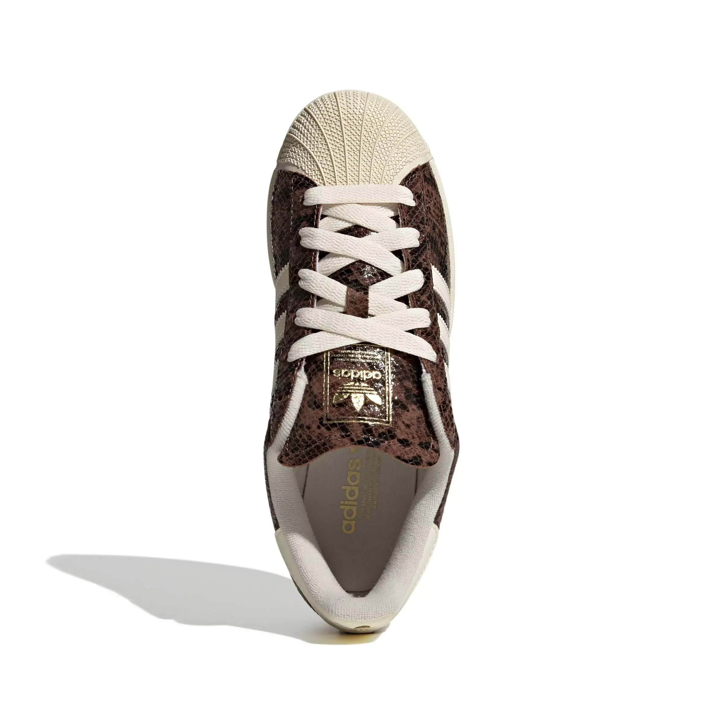 adidas Originals Superstar II "Snakeskin Print" Women's Shoe - BROWN/WHITE/ALUMINA