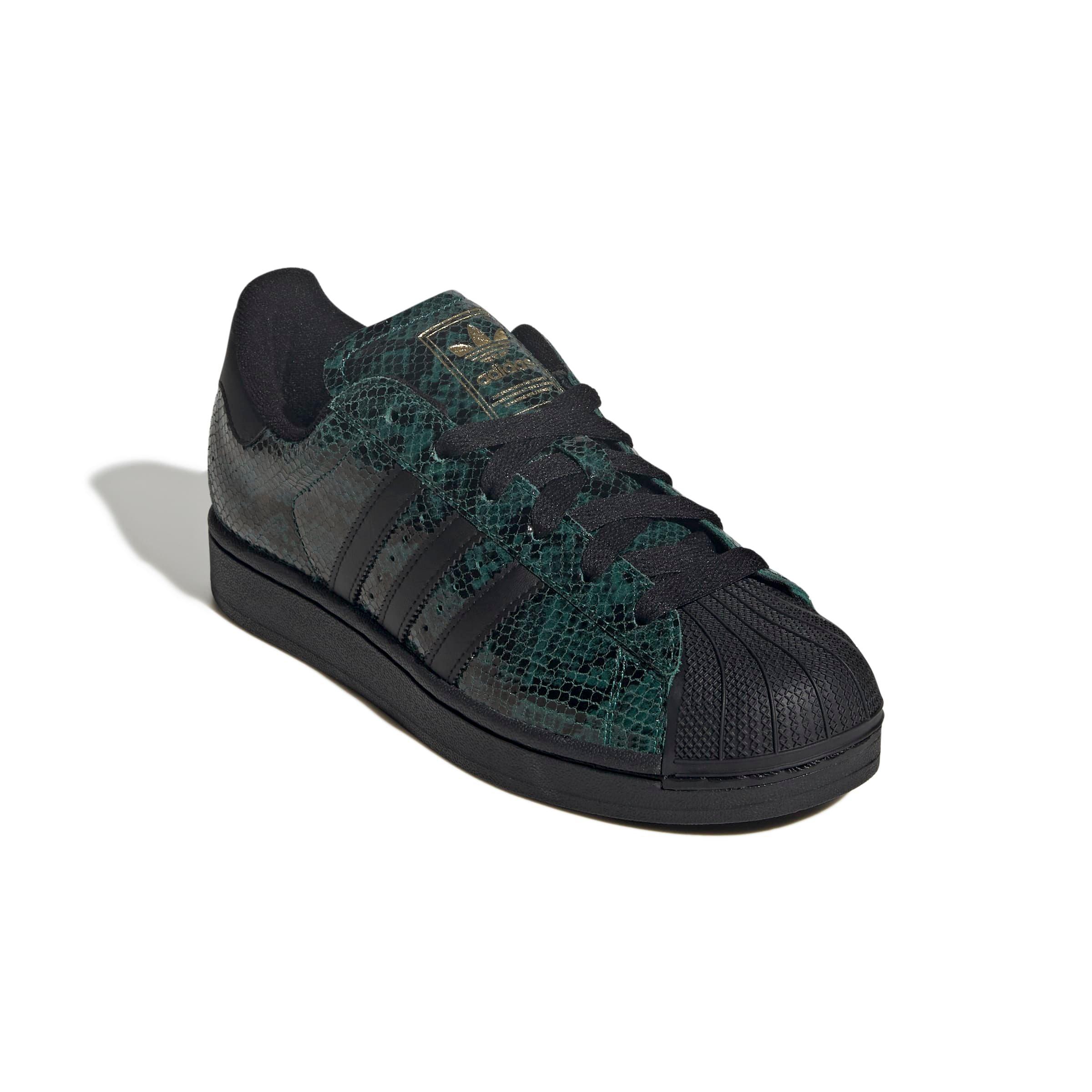 adidas Originals Superstar II "Collegiate Green/Core Black/Gold Metallic" Women's Shoe - GREEN/BLACK/GOLD Thumbnail View 3