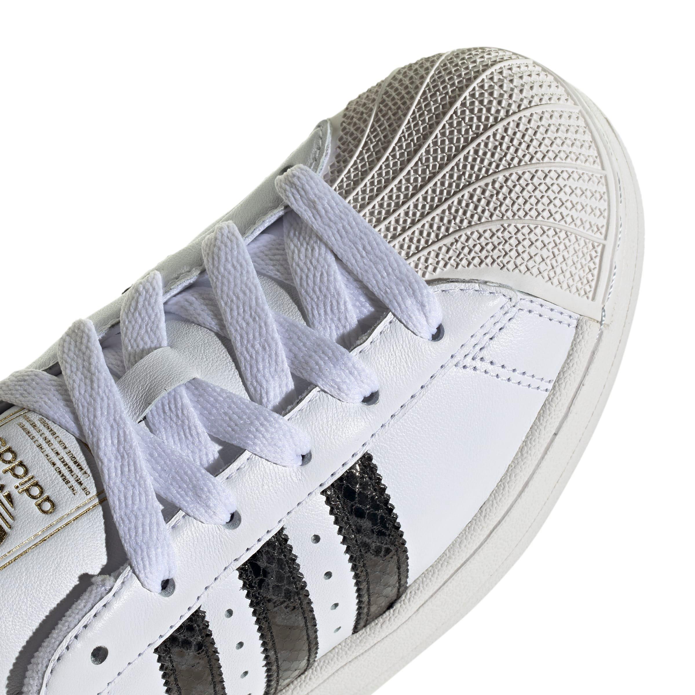 adidas Originals Superstar II "Ftwr White/Grey Six/Crystal White" Women's Shoe - WHITE/GREY/WHITE Thumbnail View 5