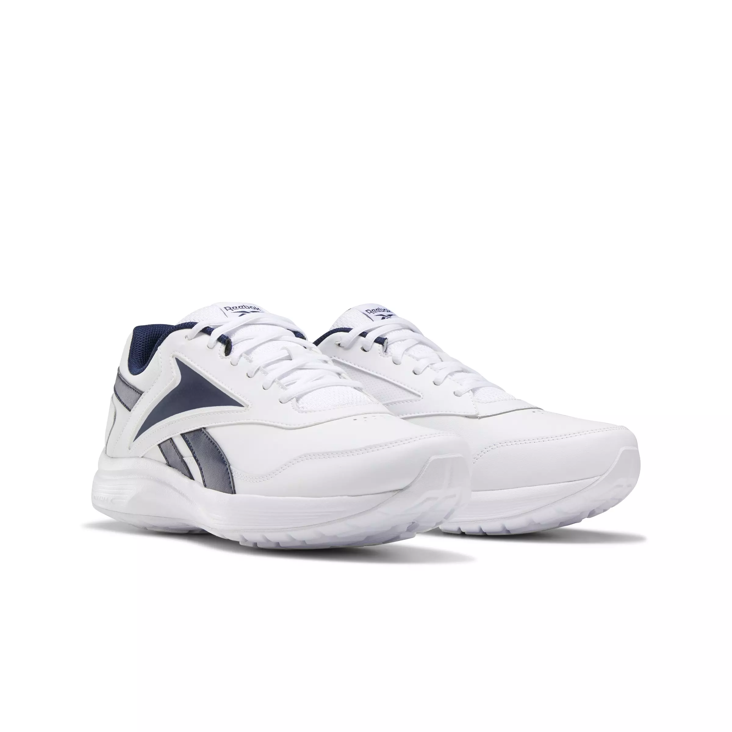 Reebok Walk Ultra 7 DMX MAX "Ftwr White/Collegiate Navy/Royal" Men's Shoe - WHITE/NAVY