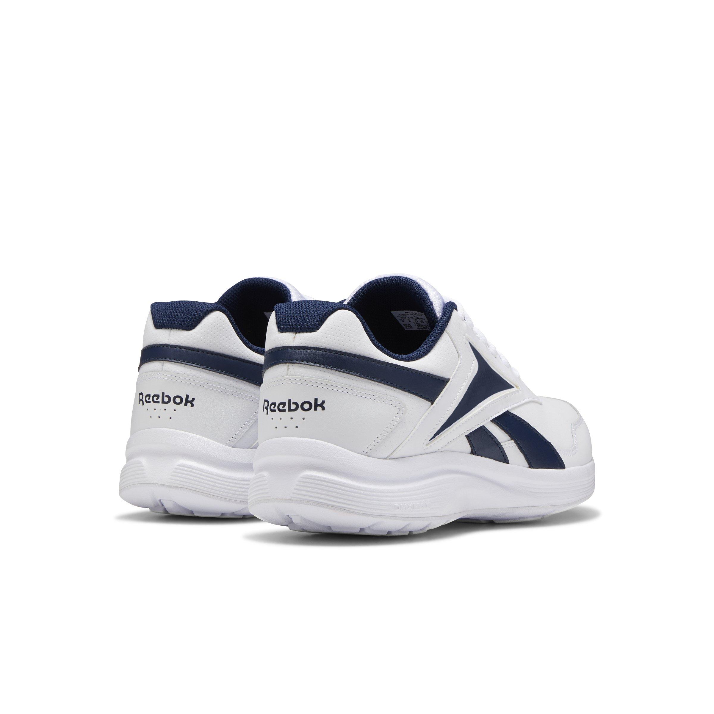 Reebok Walk Ultra 7 DMX MAX "Ftwr White/Collegiate Navy/Royal" Men's Shoe - WHITE/NAVY Thumbnail View 4