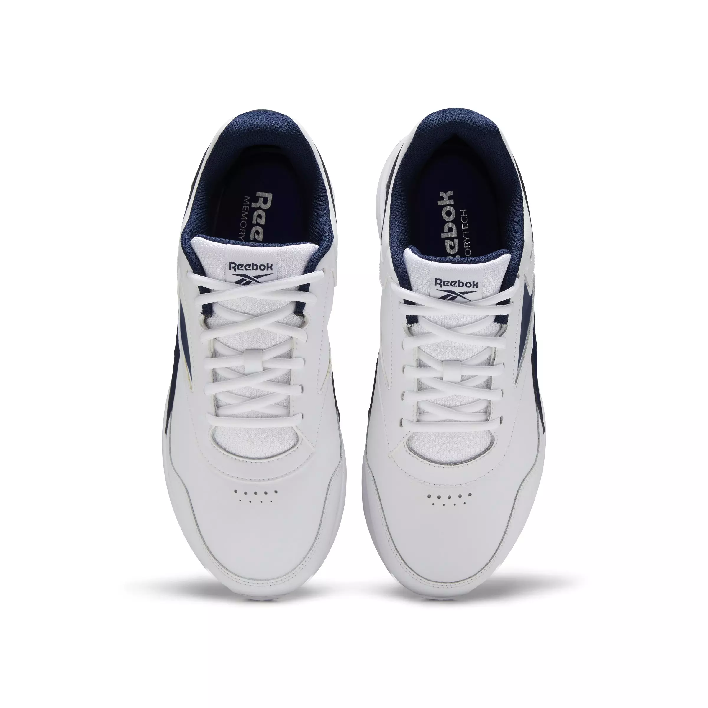 Reebok Walk Ultra 7 DMX MAX "Ftwr White/Collegiate Navy/Royal" Men's Shoe - WHITE/NAVY