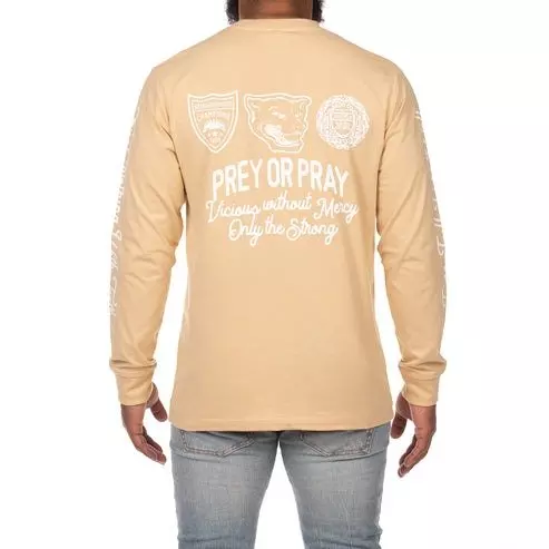 AKOO Men's Commander Long Sleeve Knit Tee - SAND