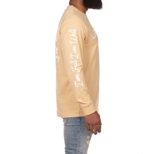 AKOO Men's Commander Long Sleeve Knit Tee - SAND Thumbnail View 3