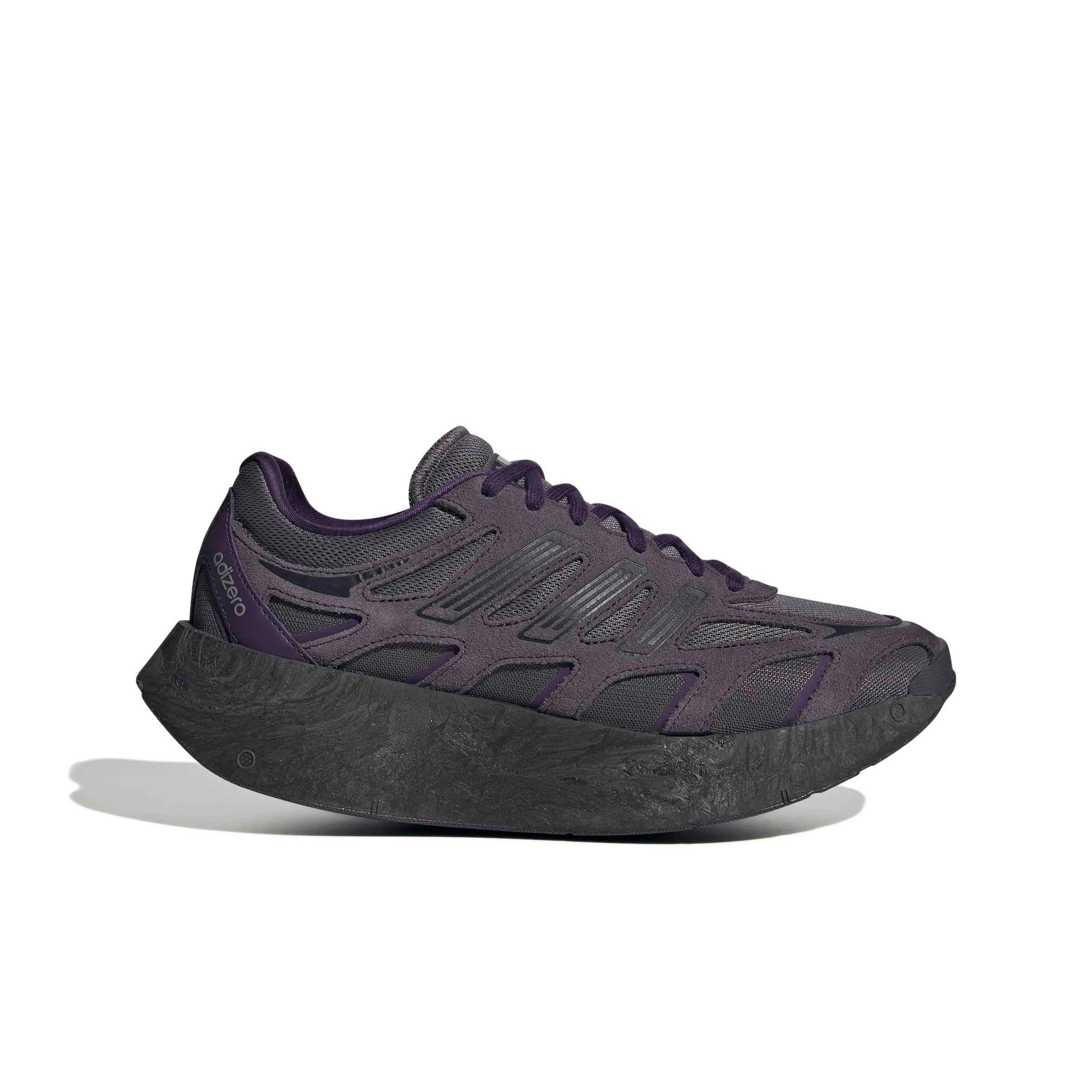 adidas Originals Adizero Aruku "Grey Strata/Aurora Black/Aurora Plum" Women's Shoe - GREY/BLACK/PLUM Thumbnail View 1