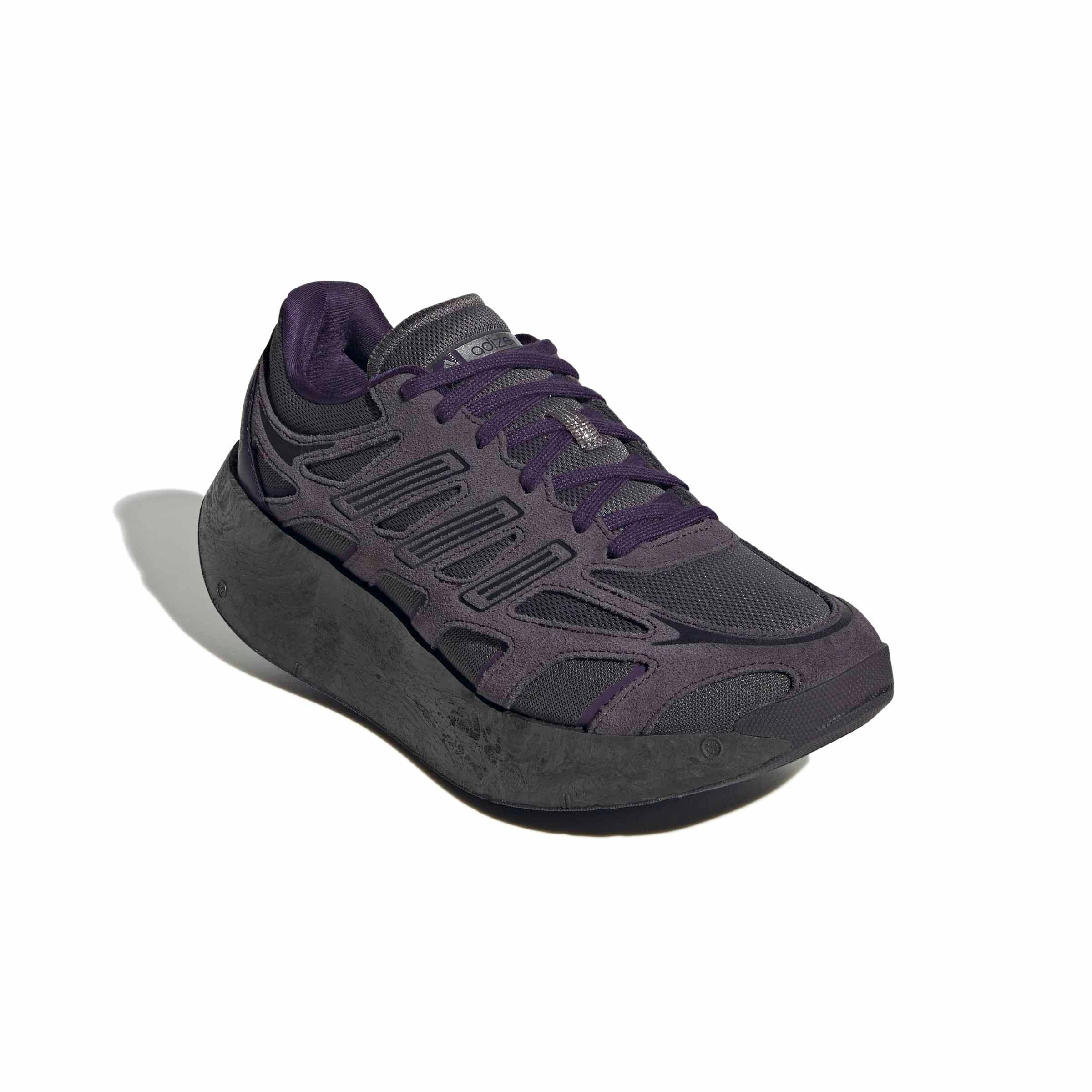 adidas Originals Adizero Aruku "Grey Strata/Aurora Black/Aurora Plum" Women's Shoe - GREY/BLACK/PLUM Thumbnail View 3
