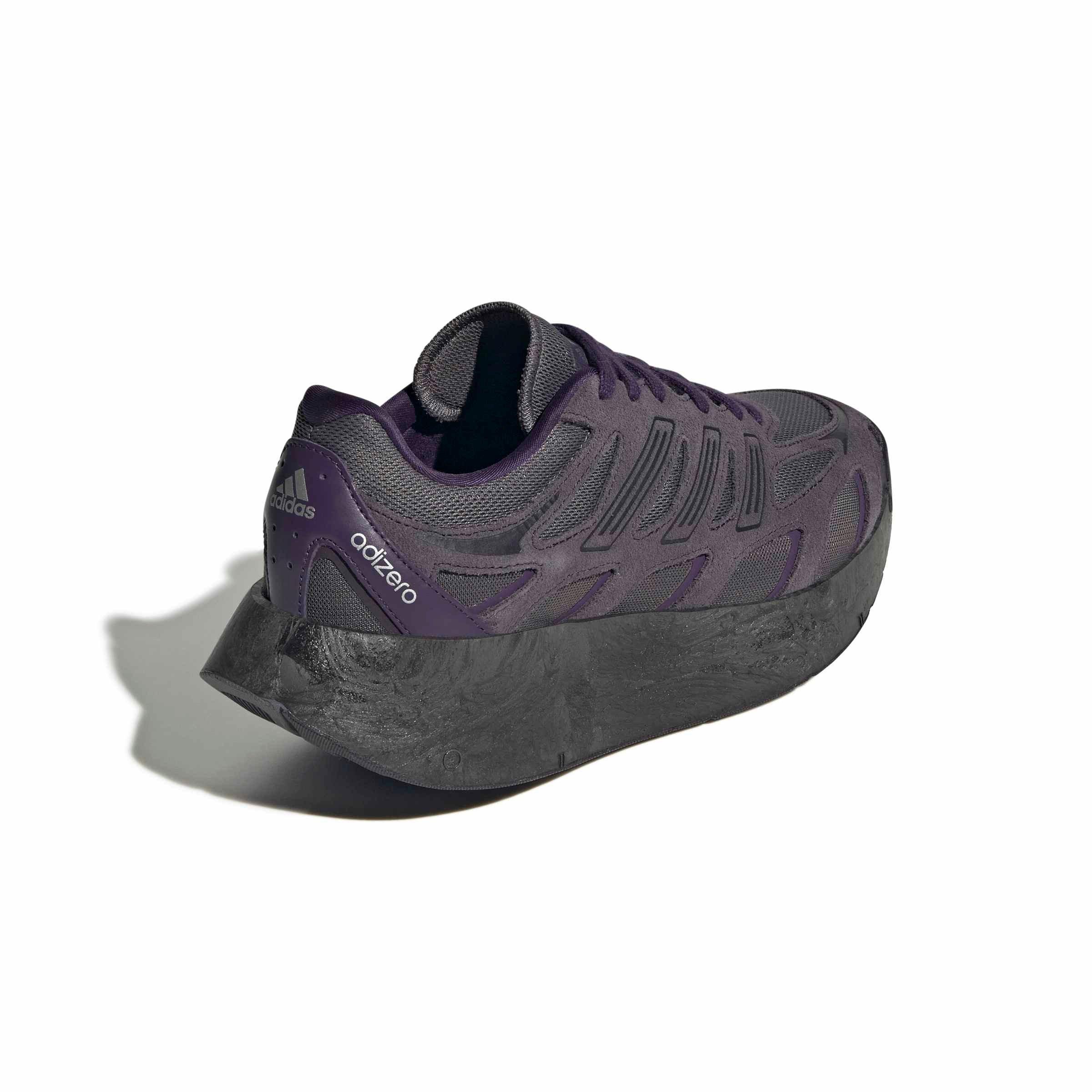 adidas Originals Adizero Aruku "Grey Strata/Aurora Black/Aurora Plum" Women's Shoe - GREY/BLACK/PLUM Thumbnail View 4