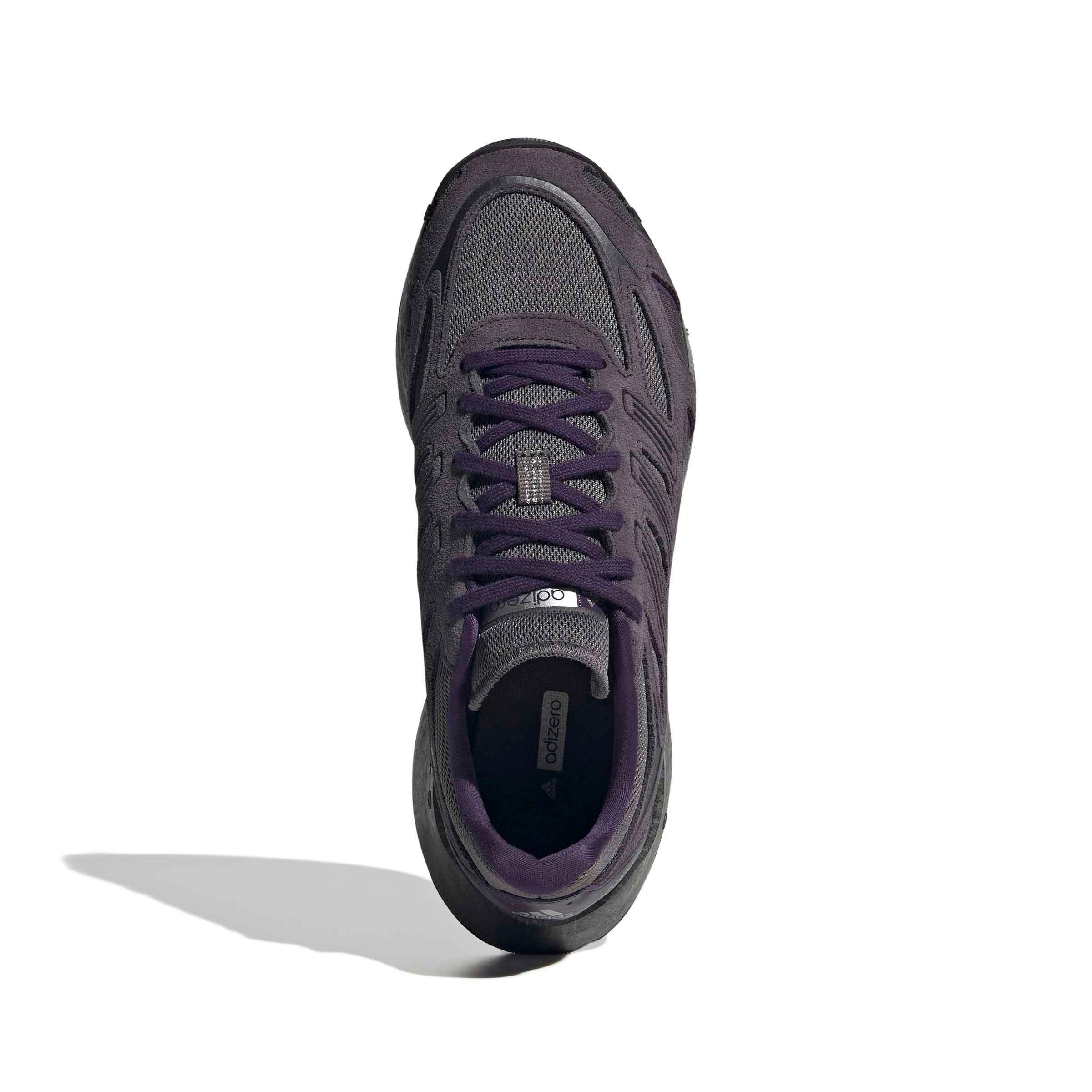 adidas Originals Adizero Aruku "Grey Strata/Aurora Black/Aurora Plum" Women's Shoe - GREY/BLACK/PLUM Thumbnail View 7