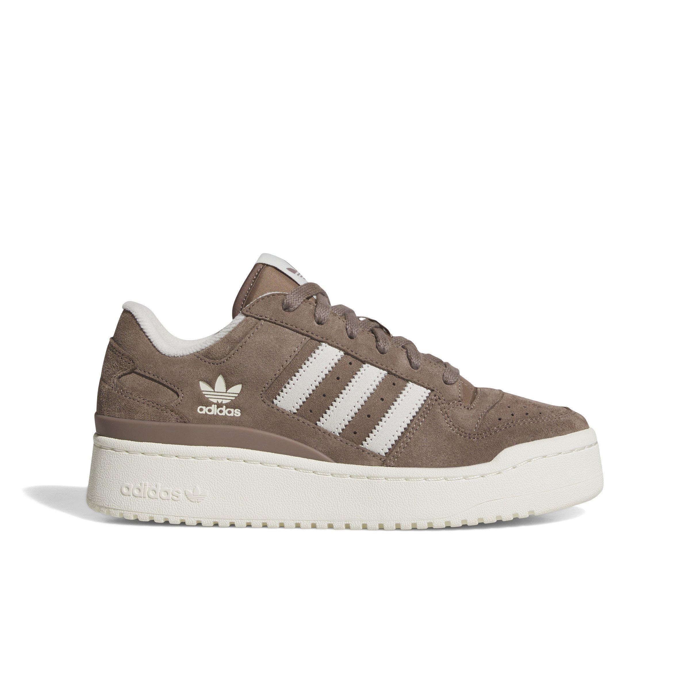 adidas Forum Bold Stripes "Trace Brown/Off White/Off White " Women's Shoe - BROWN/OFF WHITE/OFF WHITE Thumbnail View 1