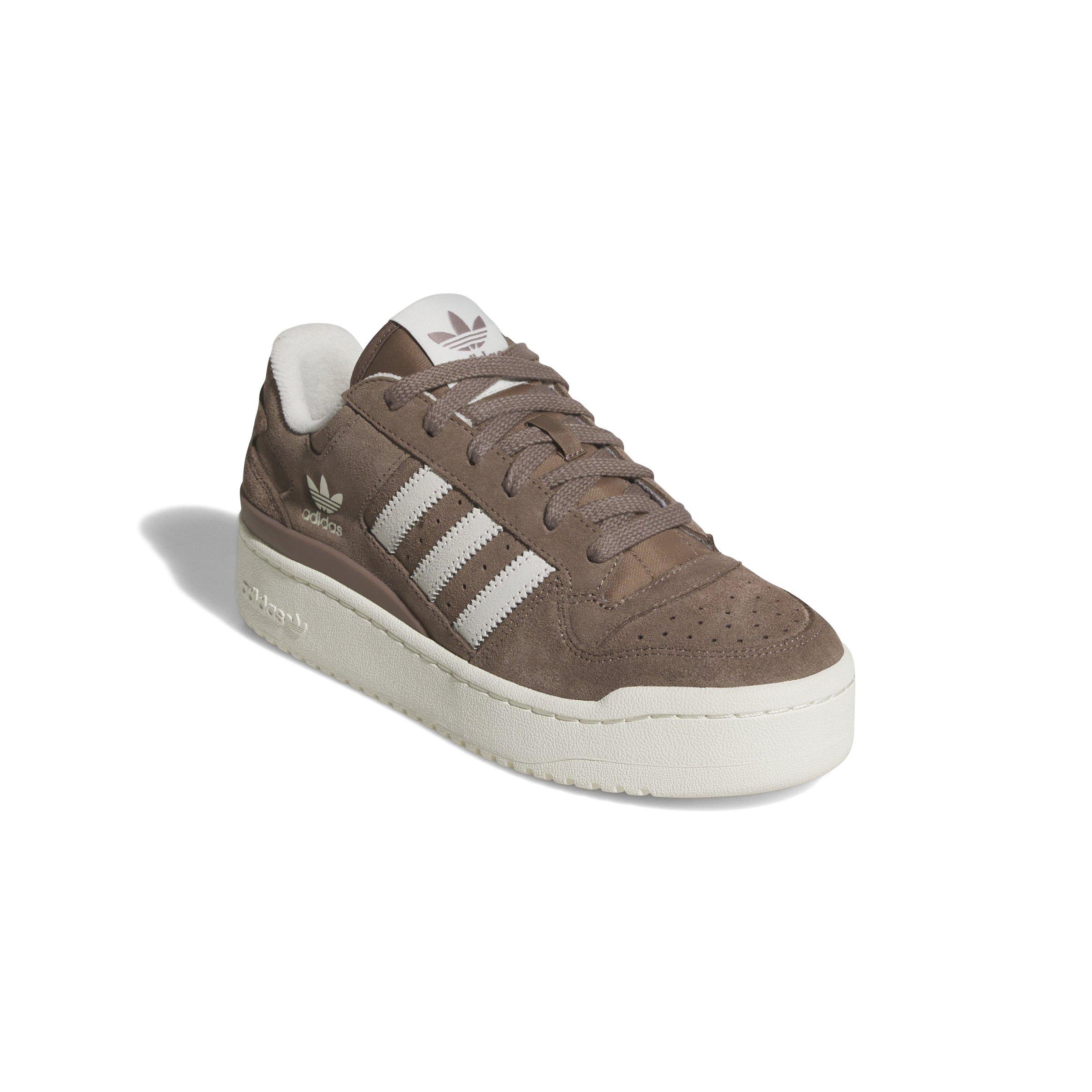 adidas Forum Bold Stripes "Trace Brown/Off White/Off White " Women's Shoe - BROWN/OFF WHITE/OFF WHITE Thumbnail View 3