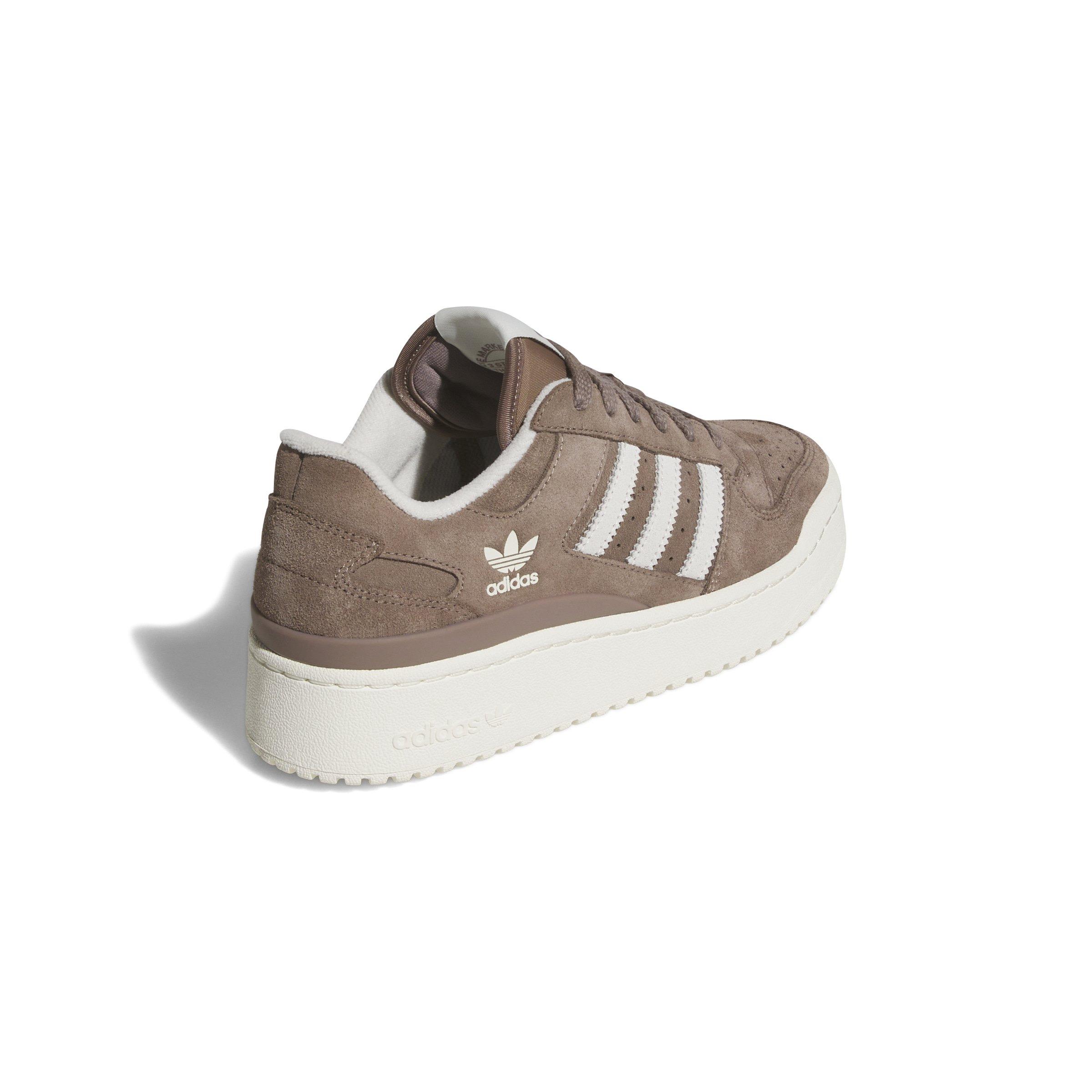 adidas Forum Bold Stripes "Trace Brown/Off White/Off White " Women's Shoe - BROWN/OFF WHITE/OFF WHITE Thumbnail View 4