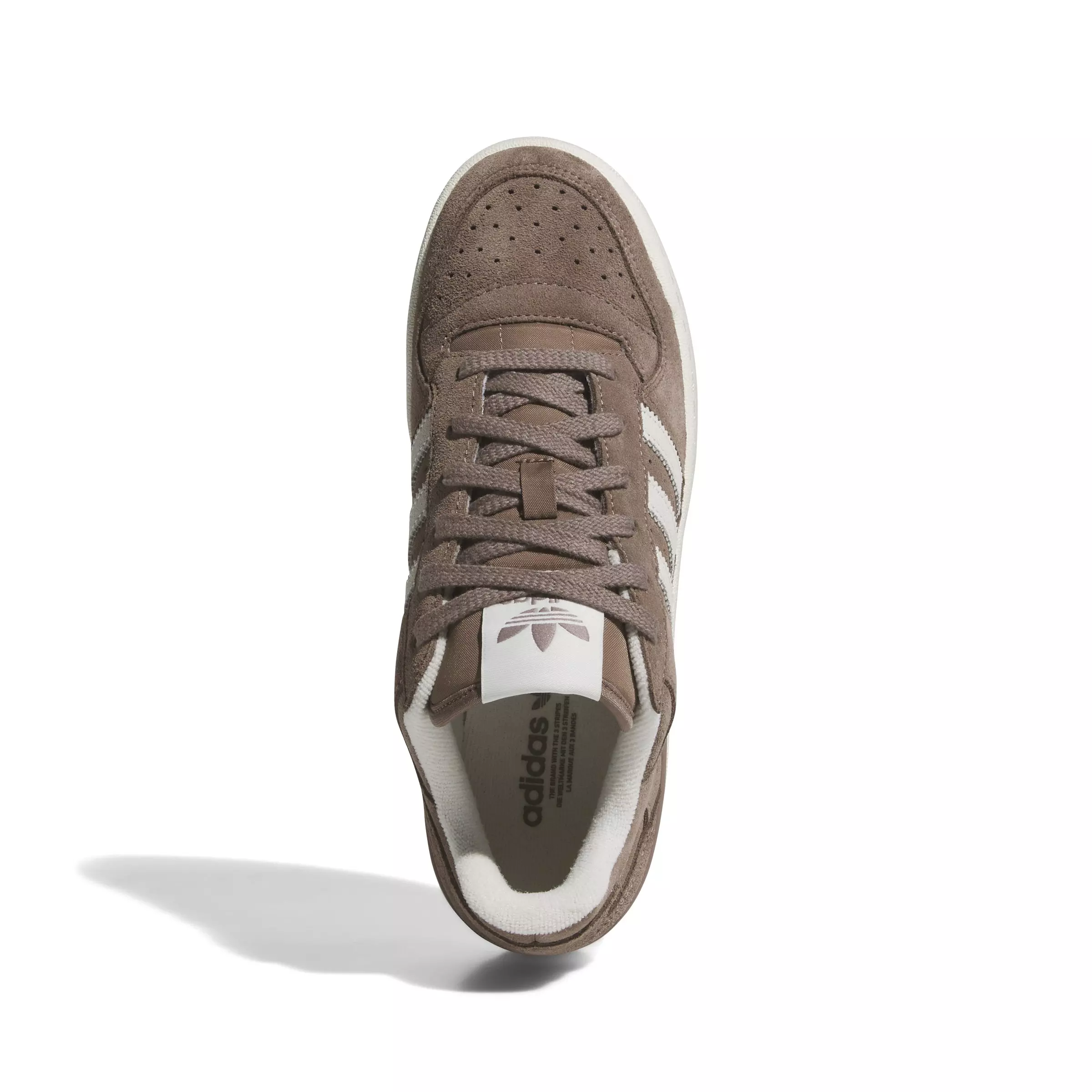 adidas Forum Bold Stripes "Trace Brown/Off White/Off White " Women's Shoe - BROWN/OFF WHITE/OFF WHITE