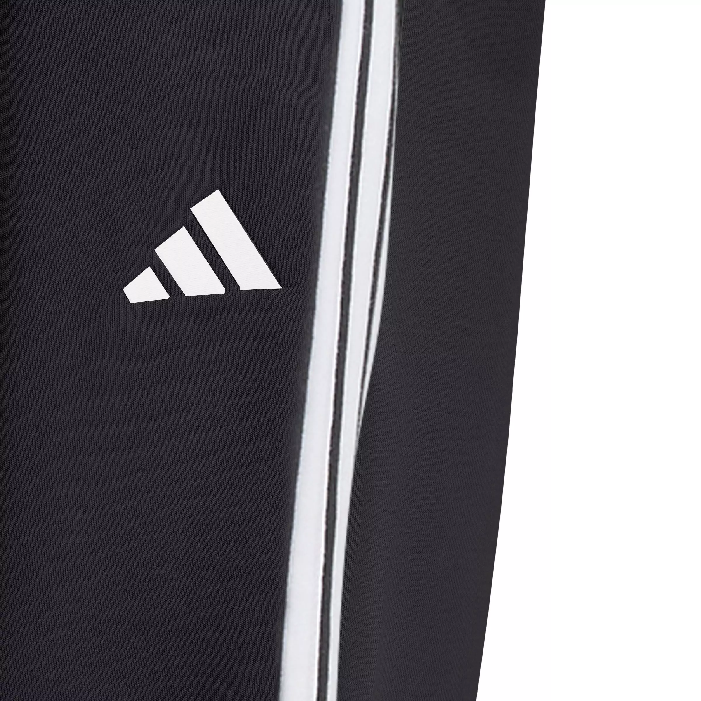 adidas Women's Essentials 3-Stripes French Terry Cuffed Joggers - Black - BLACK